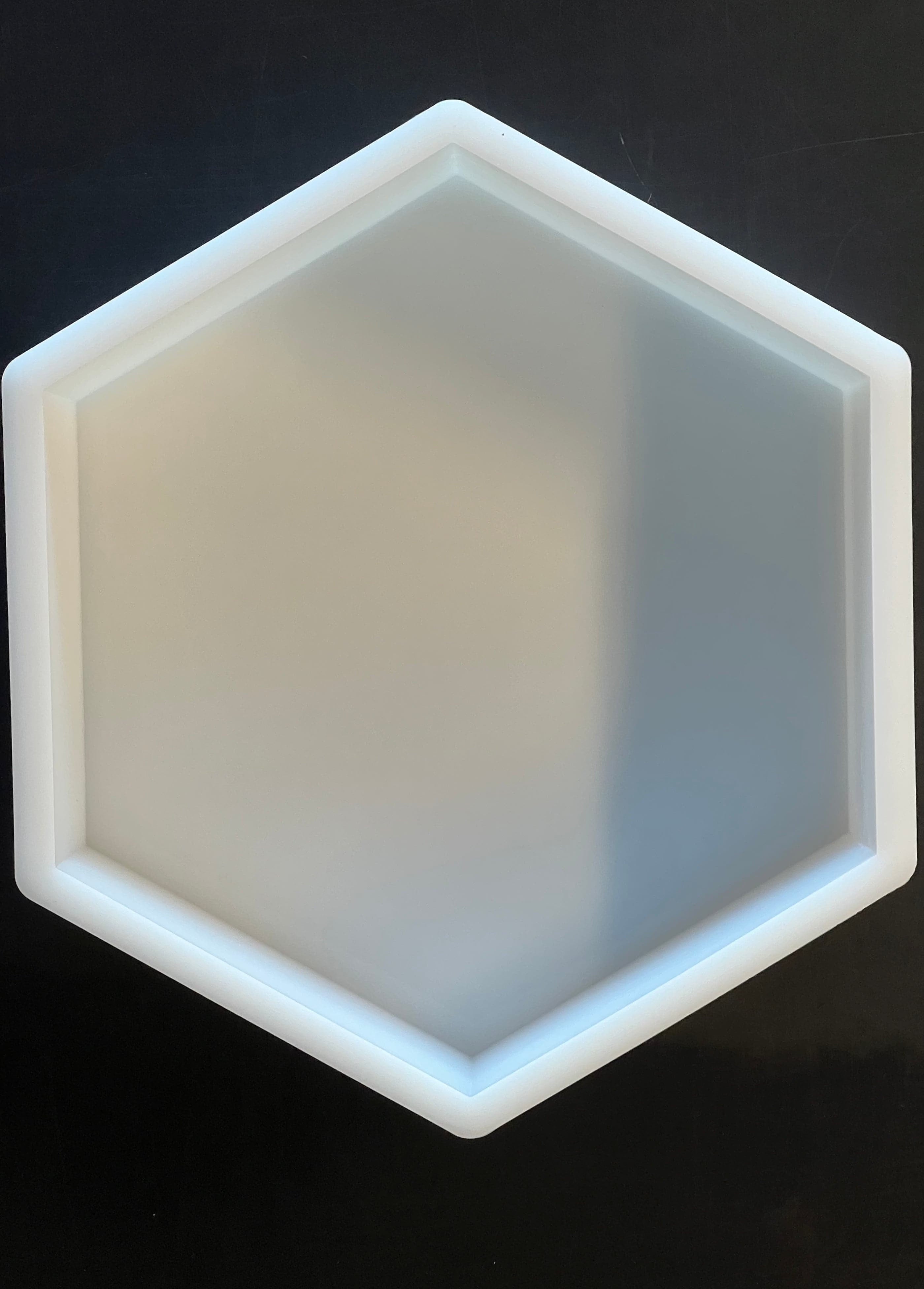 Silicone mold hexagon (Ø263 H76mm)