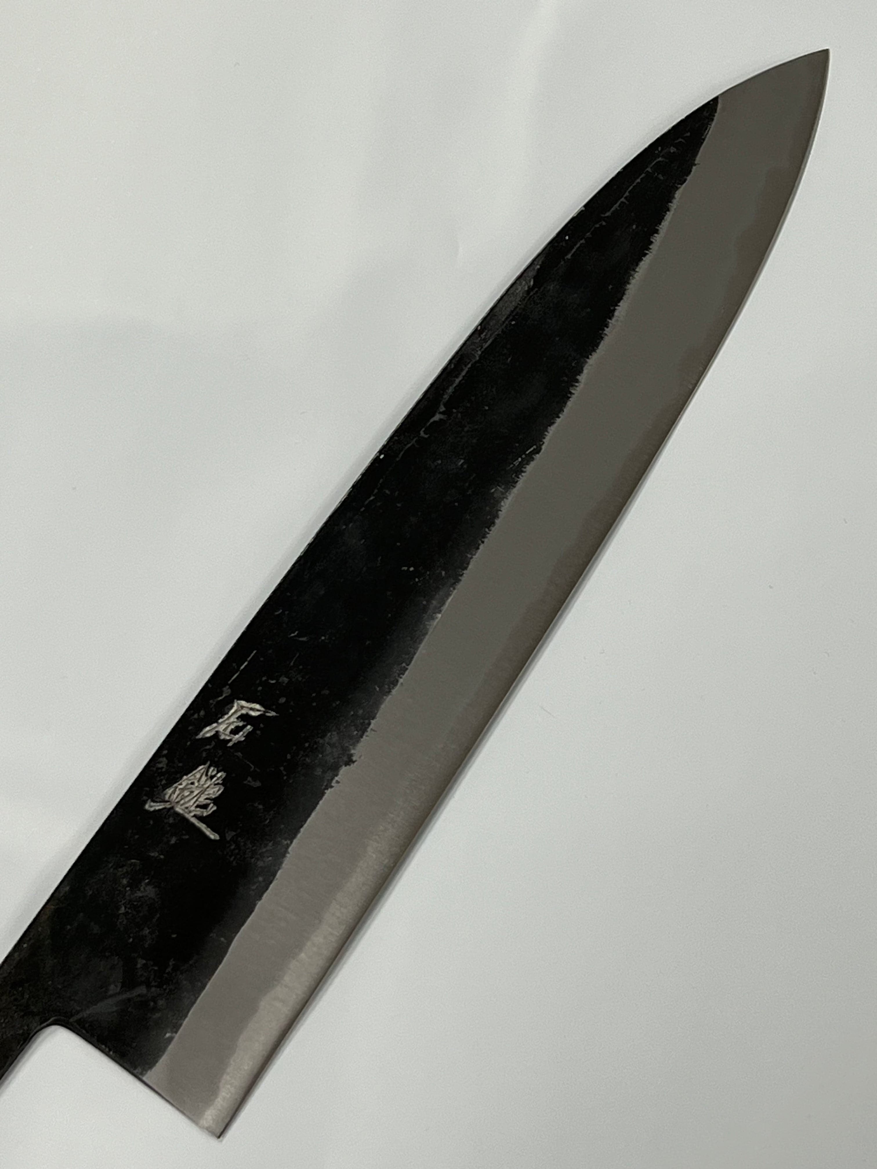Kurouchi Gyuto 210 Blue 2 Japanese hand-forged knife blade
