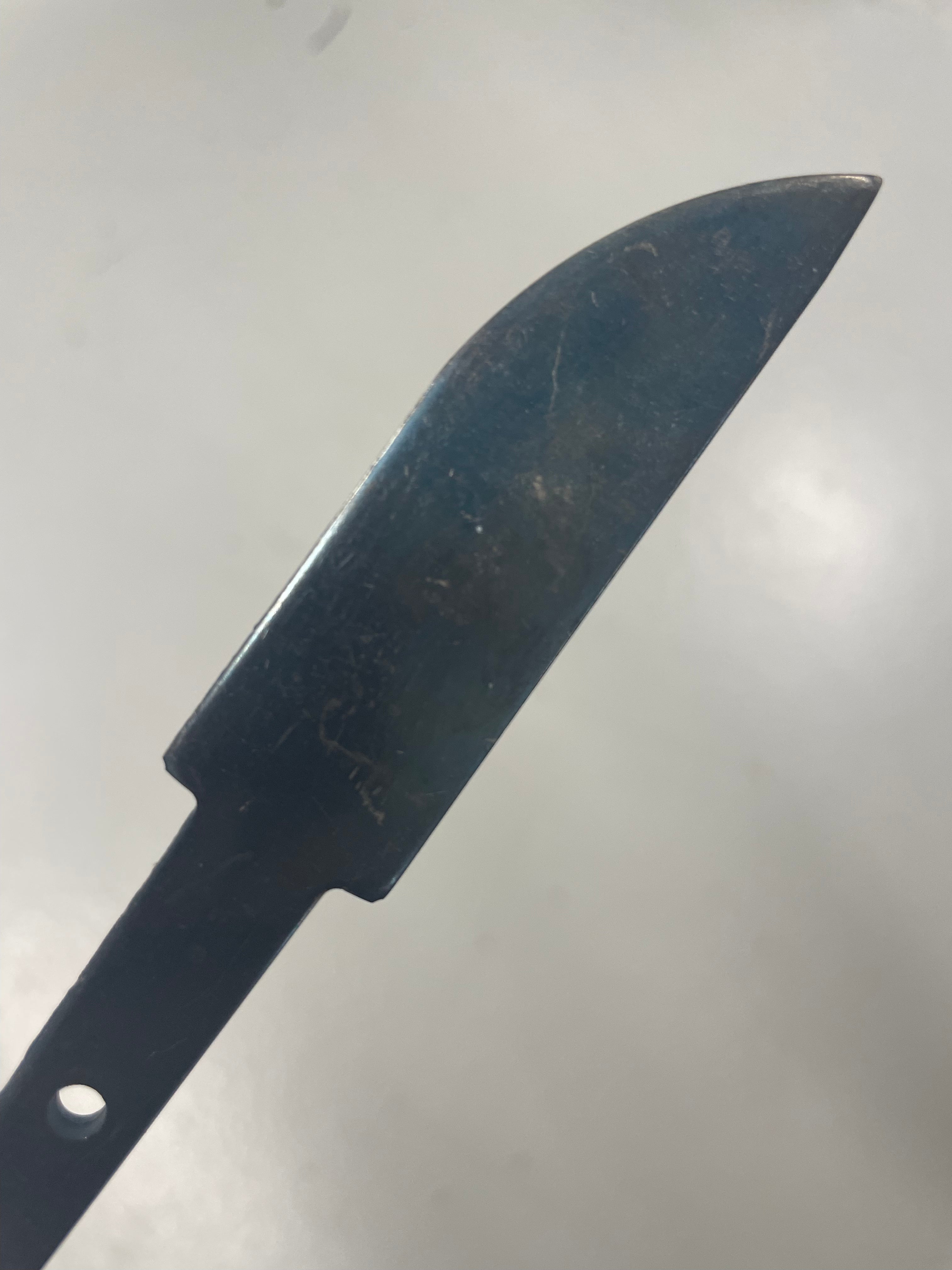 Knife blade blank 75mm Hardened unsharpened