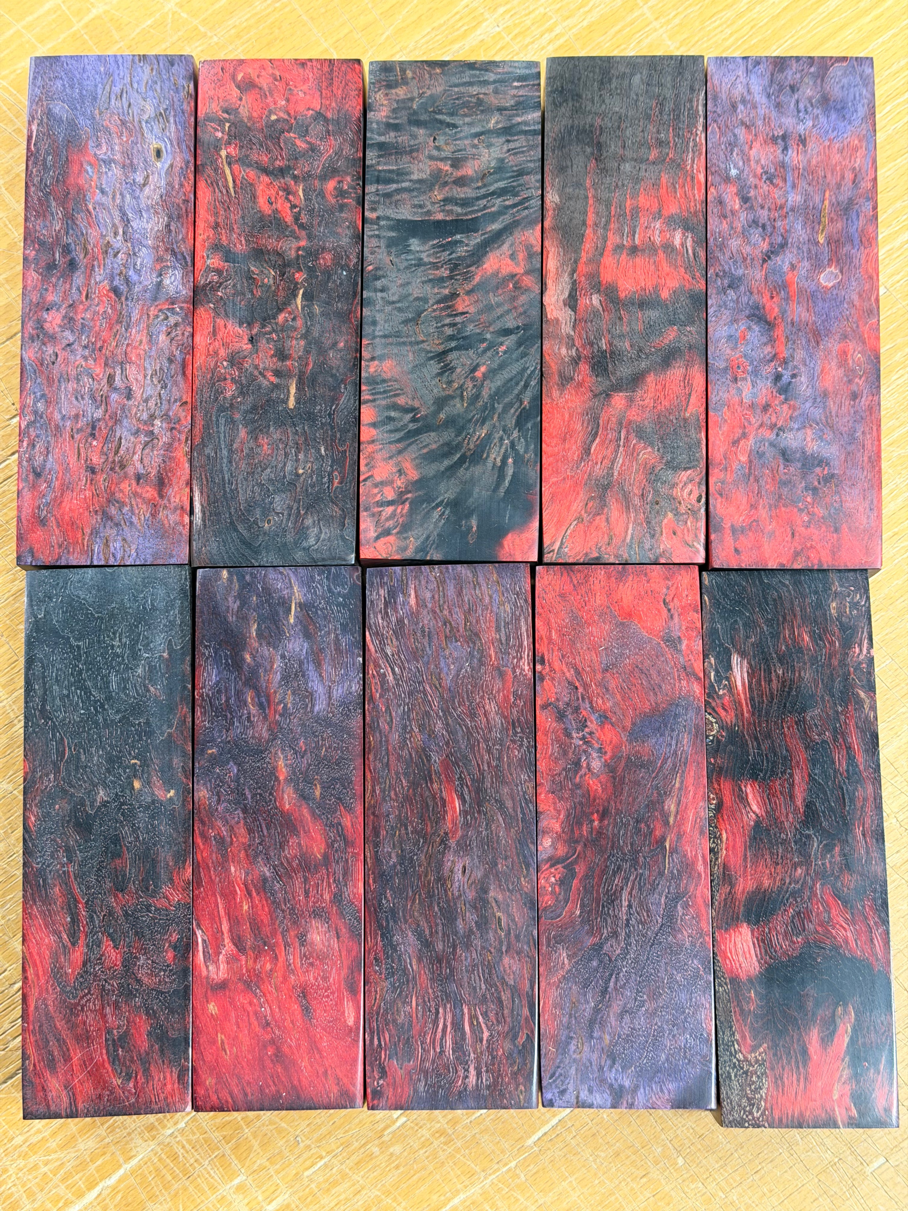 Masurian Birch Karelian Red Black (Stabilized)