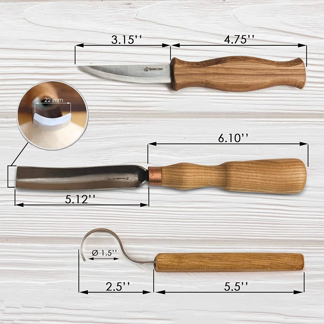 Wood carving iron set S14