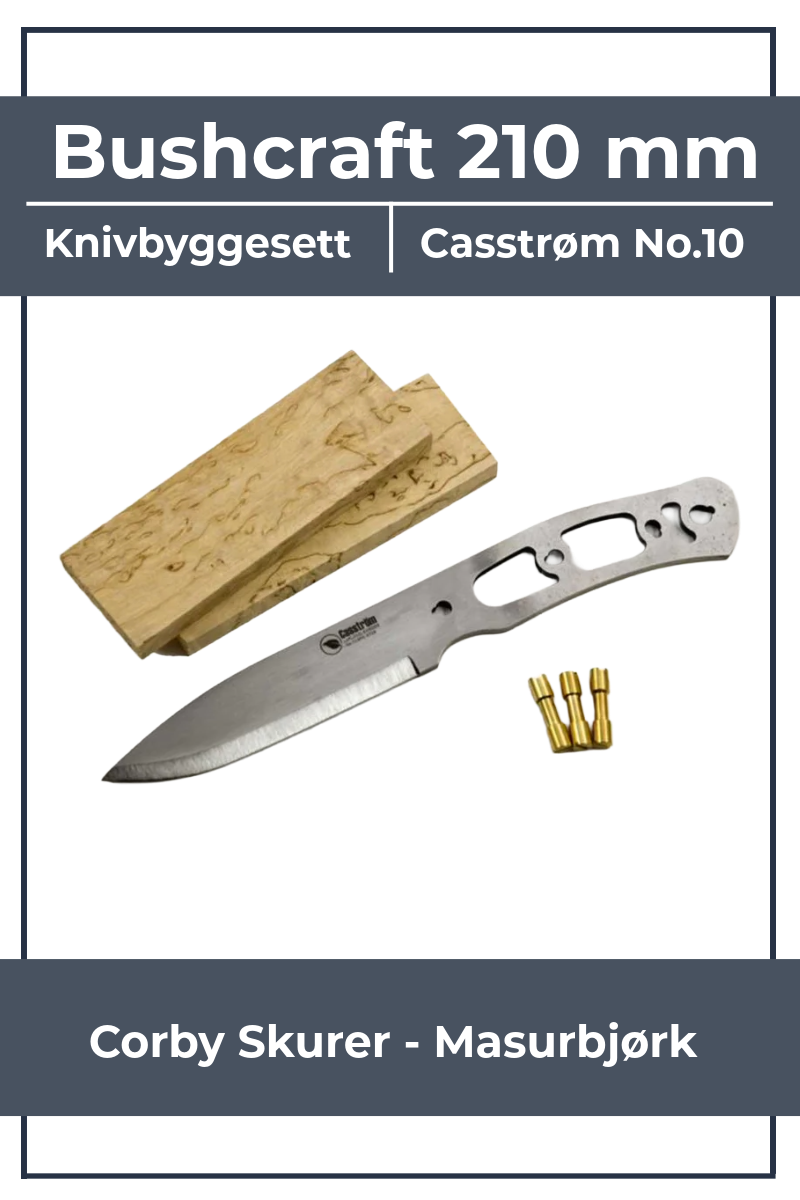 Casström No. 10 SFK Swedish Forest Knife Knifemaking package