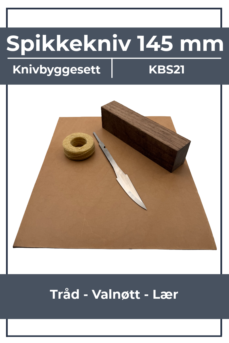 Knife making kit KBS21 - Mora 120, walnut and sheath