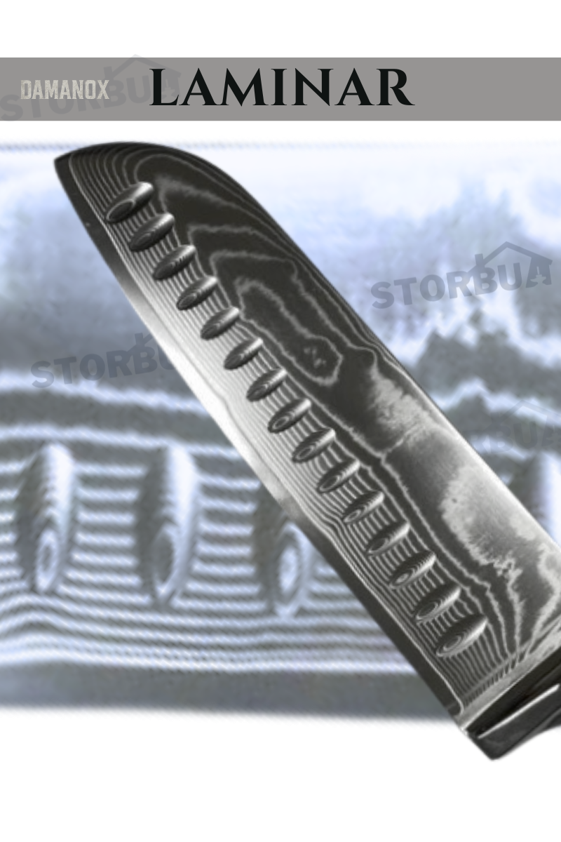 Damanox VG10 - Stainless Damask plate with a core of VG-10