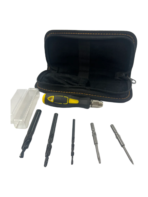 Tool Set for Folding Knives and Hidden Tangs