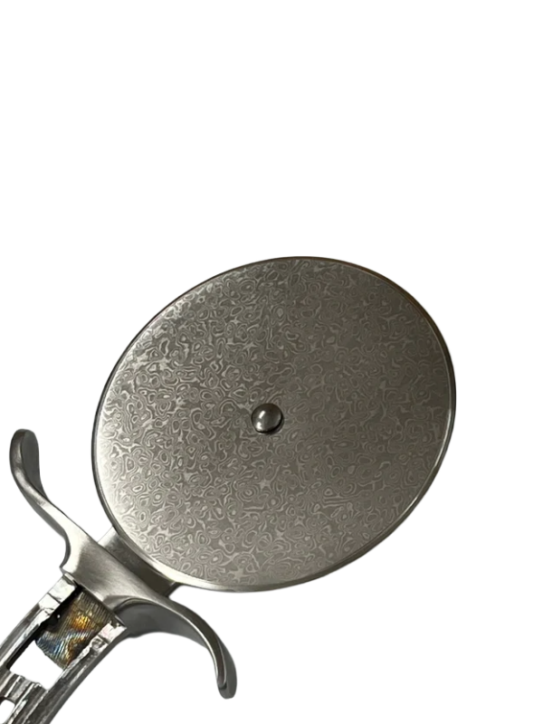 Pizza wheel - VG10 Damask Fulltang w/front and rear hub