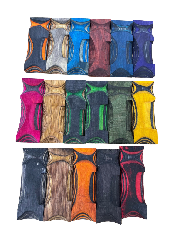 Lawood Blokk - Laminated and colored handle blank