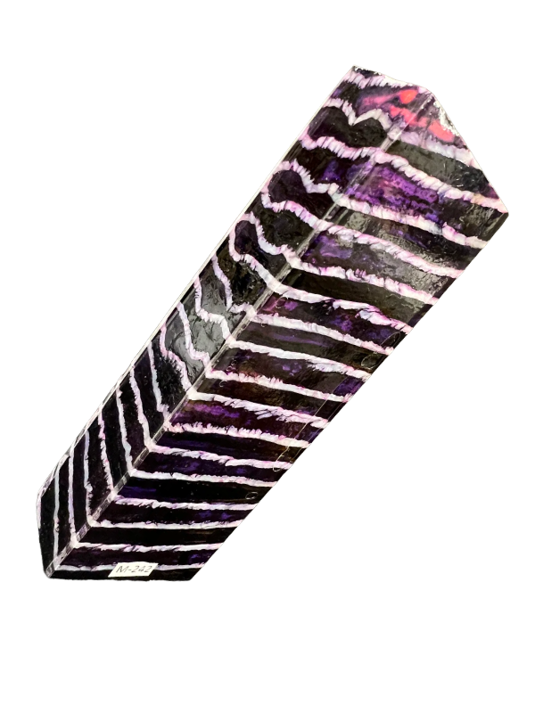 Mammoth molar handle blank M242 (Purple 14)