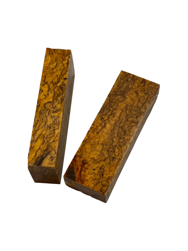 Masurbjørk Orange - Stabilized handle blank
