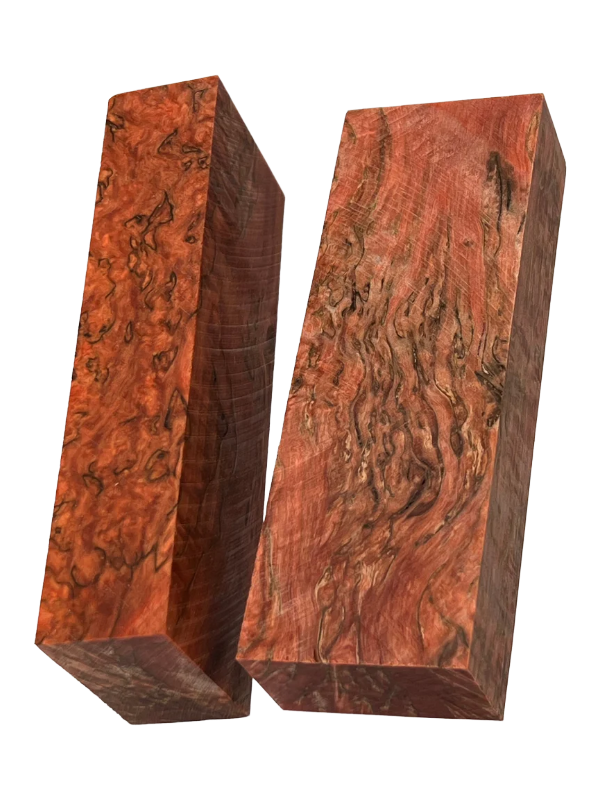 Masur birch Red - Stabilized handle blank