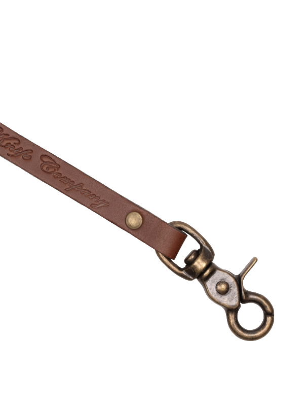 Casström Leather Strap with brass buckle, Cognac