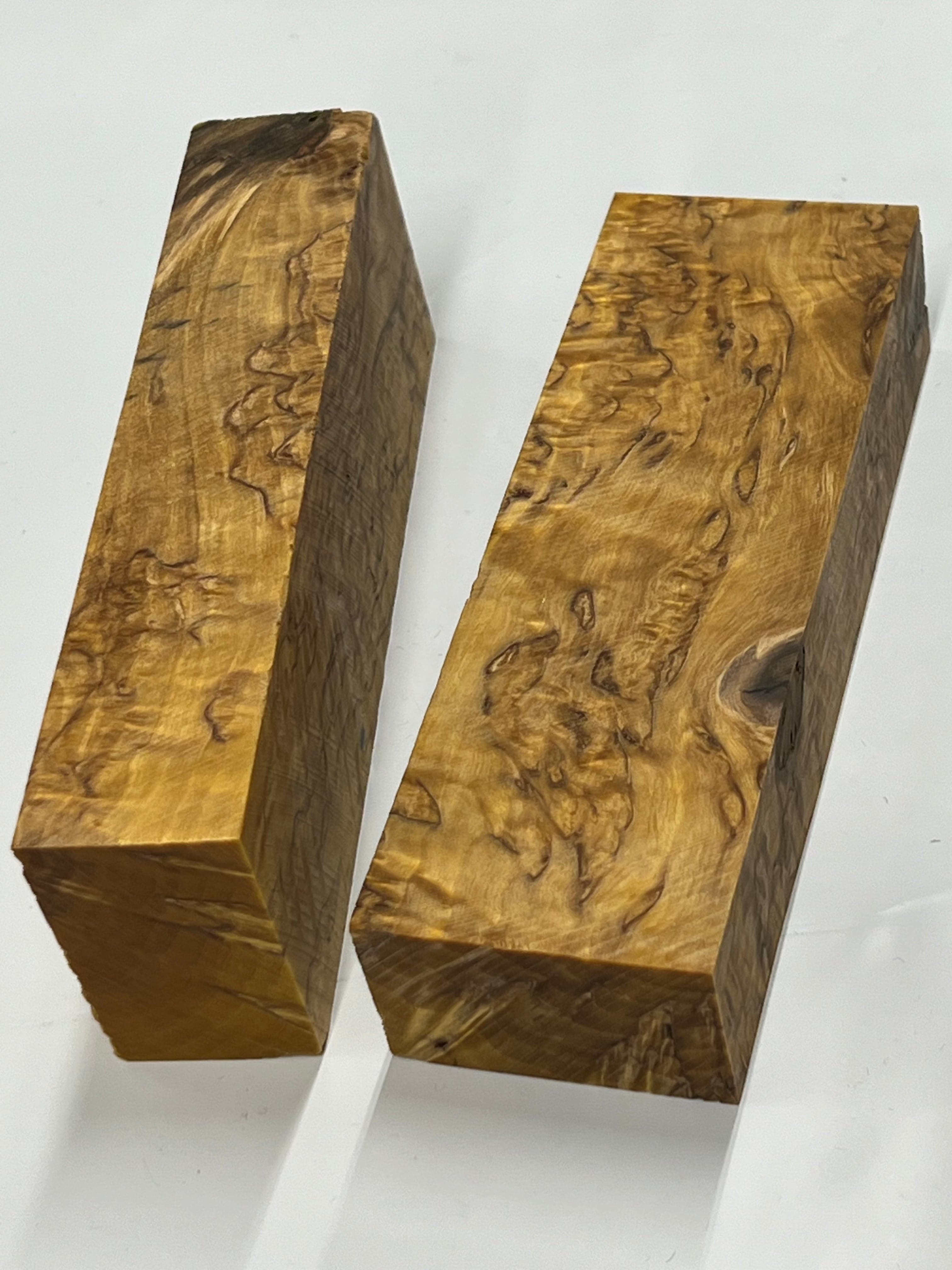 Masurbjørk Yellow - Stabilized handle blank