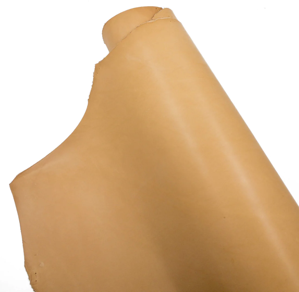 Leather for making knife sheaths: Half-tanned rårand leather, sheath leather and strap/suspension leather
