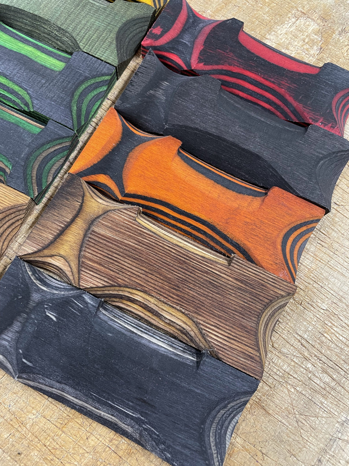 Lawood Plate - Laminated and colored handle blank
