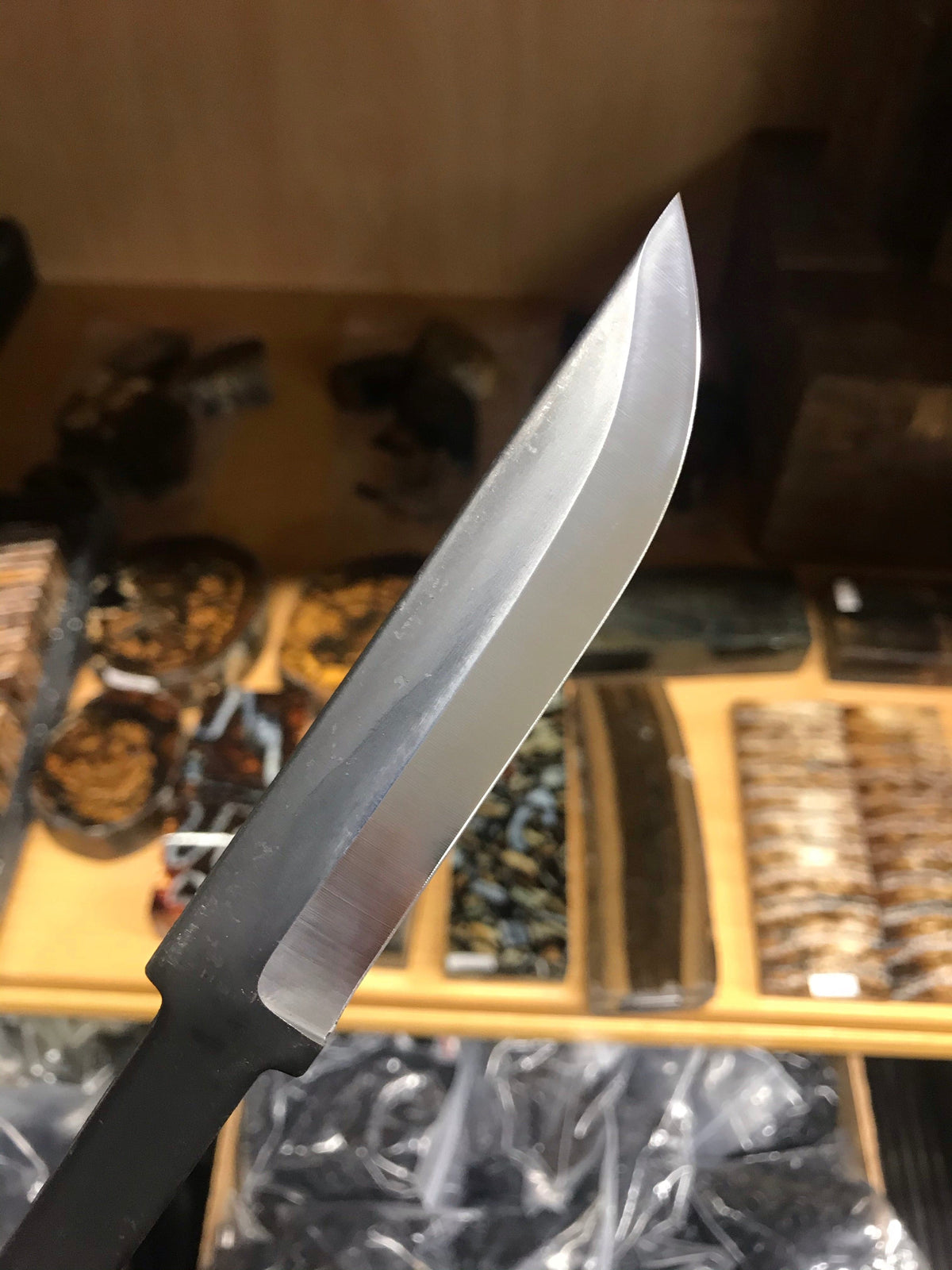 Knife making kit KBS1 - 108mm with birch, bolster and leather