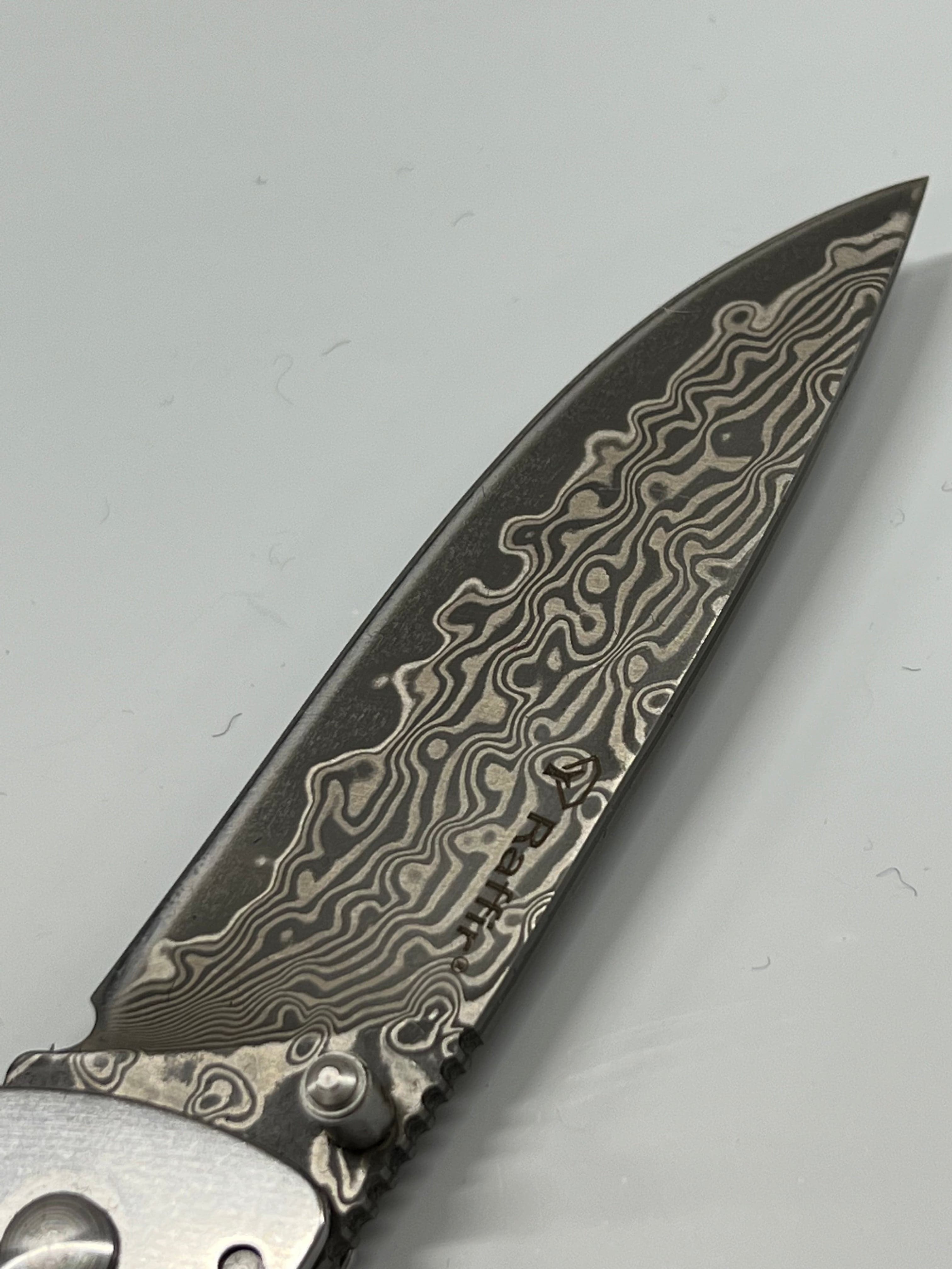 Gentleman Folding knife set Cloud damask