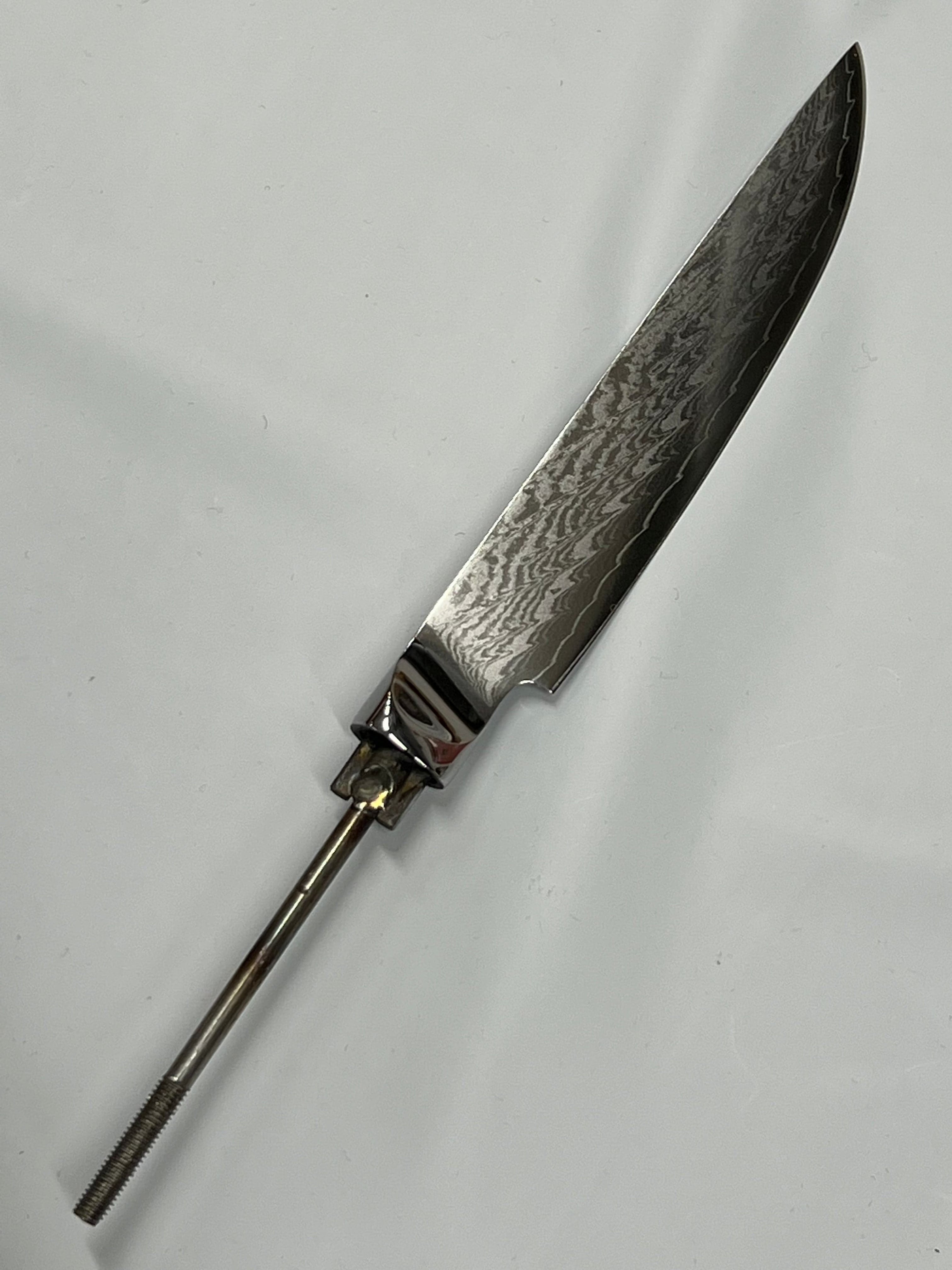 Steak Knife Blade 5" (143mm) - AUS10 Damask Chef's Knife