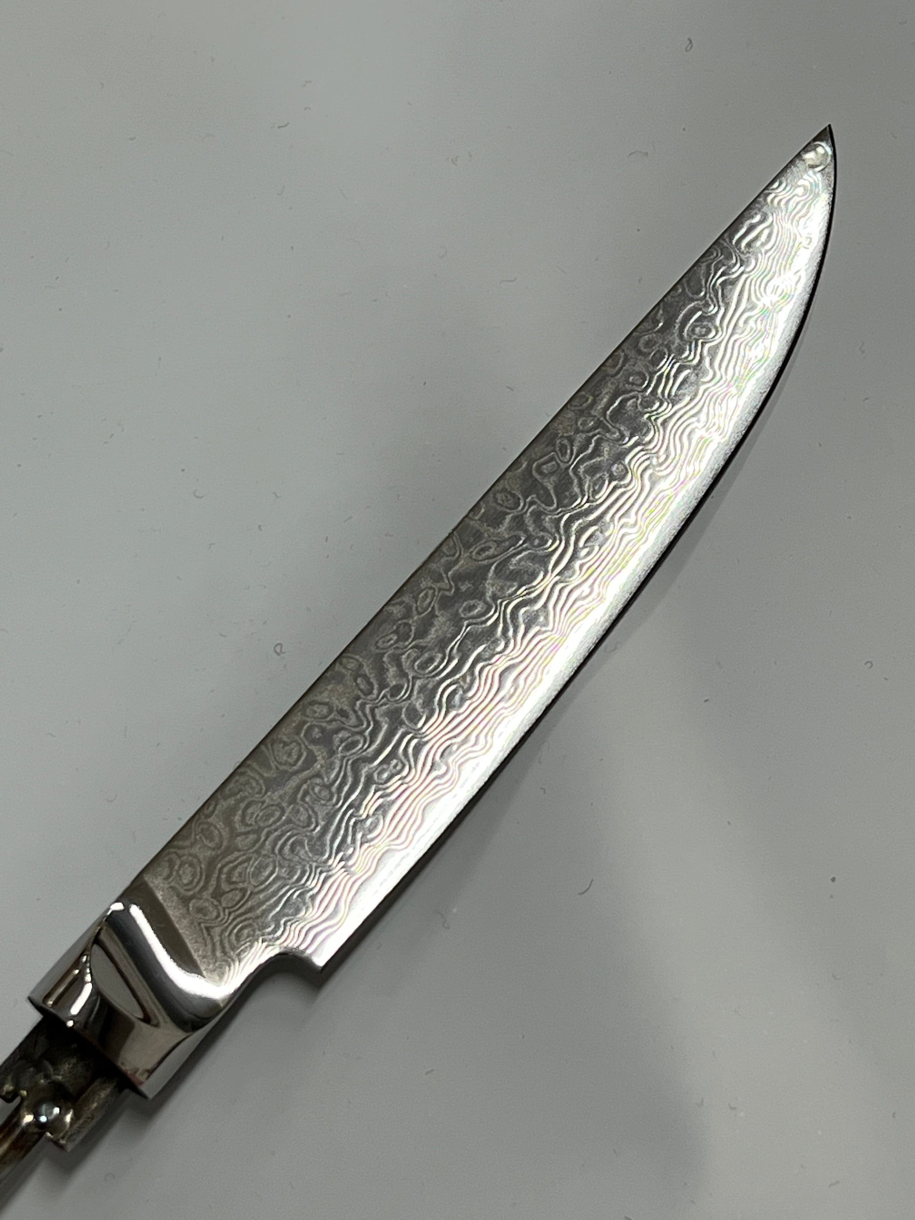 Steak knife blade 5" (141mm) - VG10 Damask Chef's knife