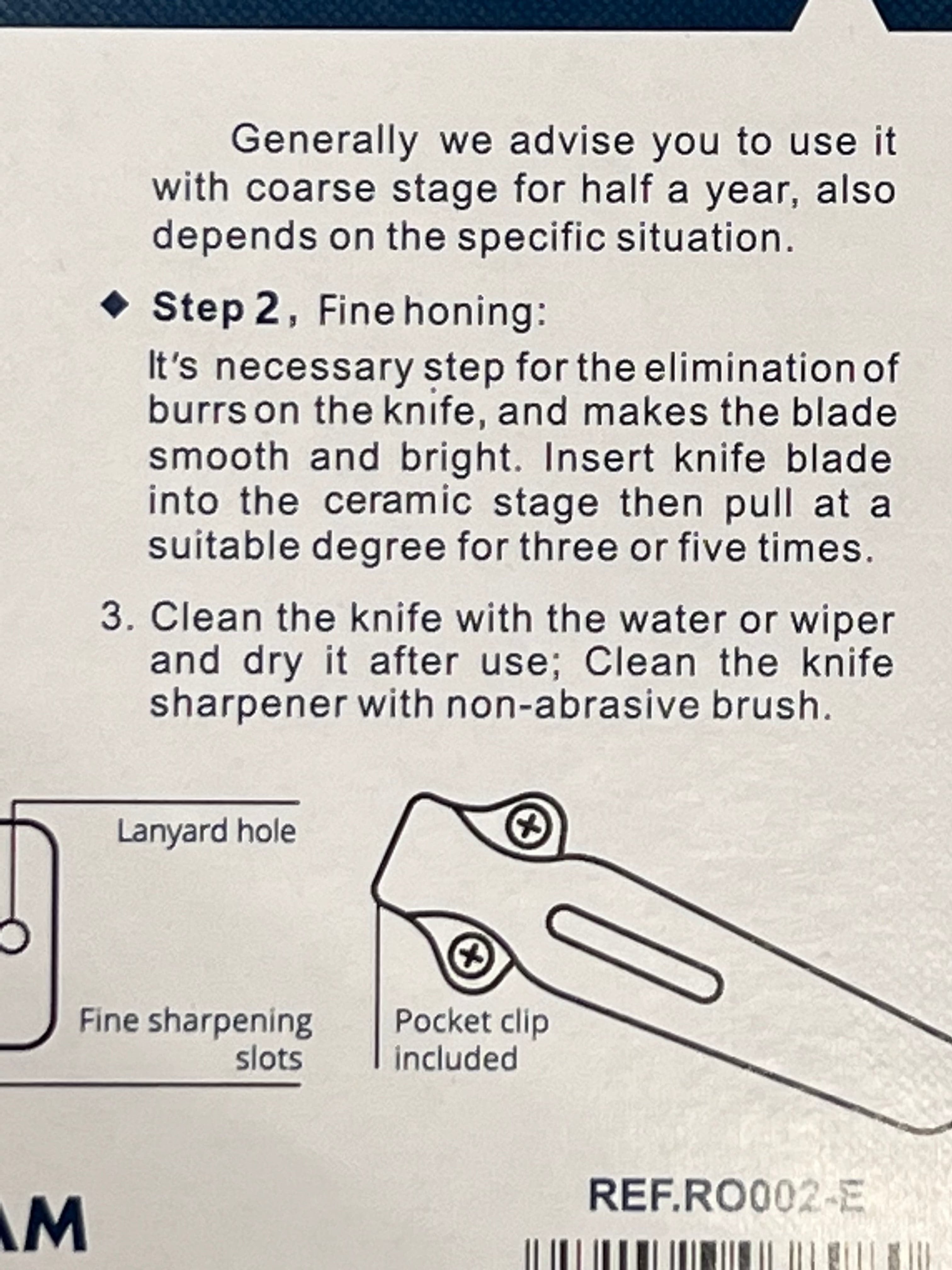 Quick sharpener Turn knife sharpener 20/25 degrees