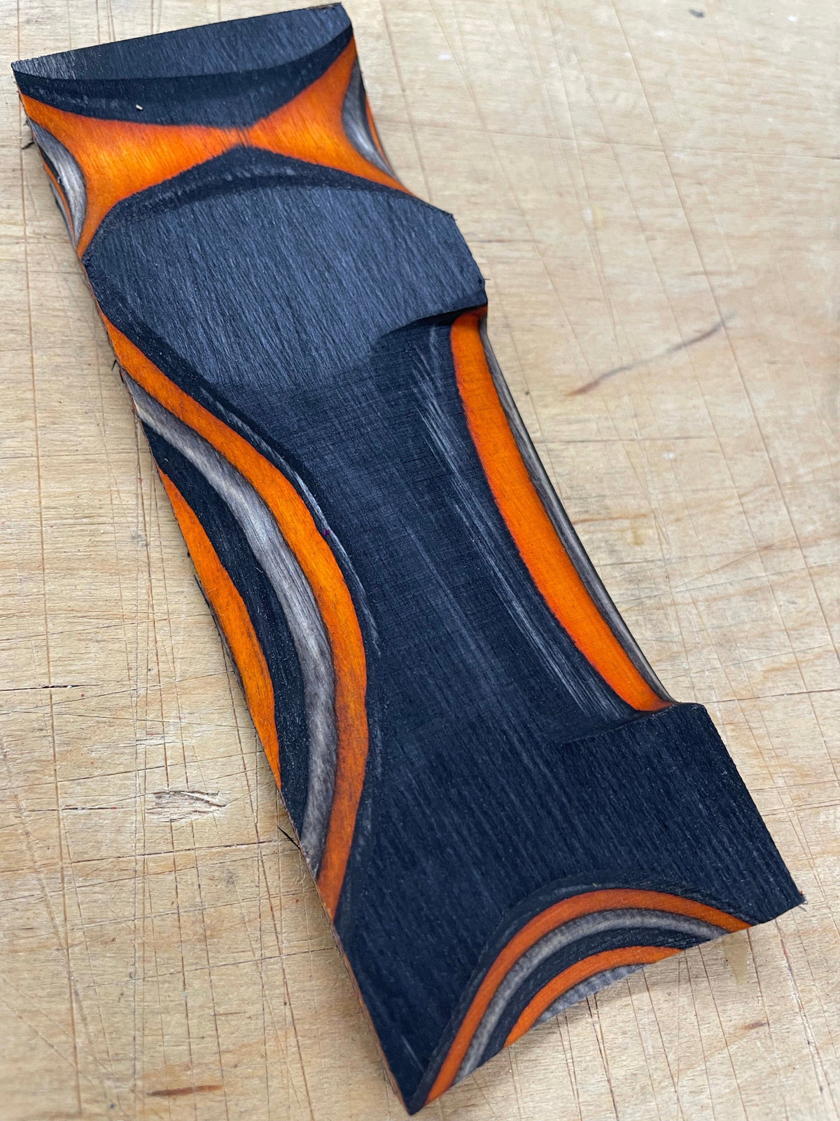 Lawood Blokk - Laminated and colored handle blank