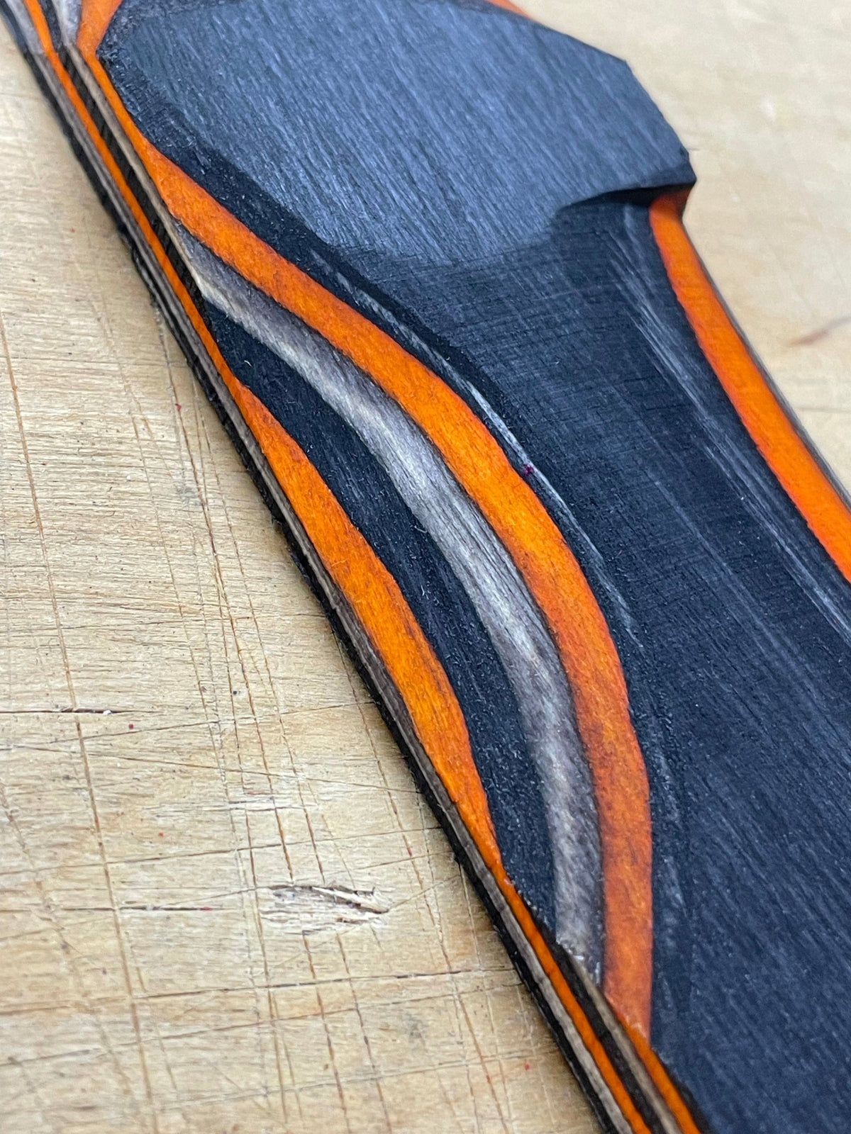 Lawood Blokk - Laminated and colored handle blank