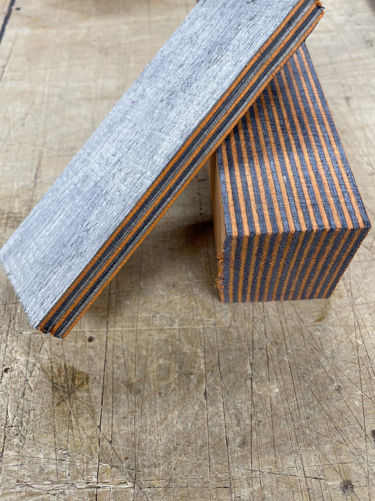 Lawood Plate - Laminated and colored handle blank