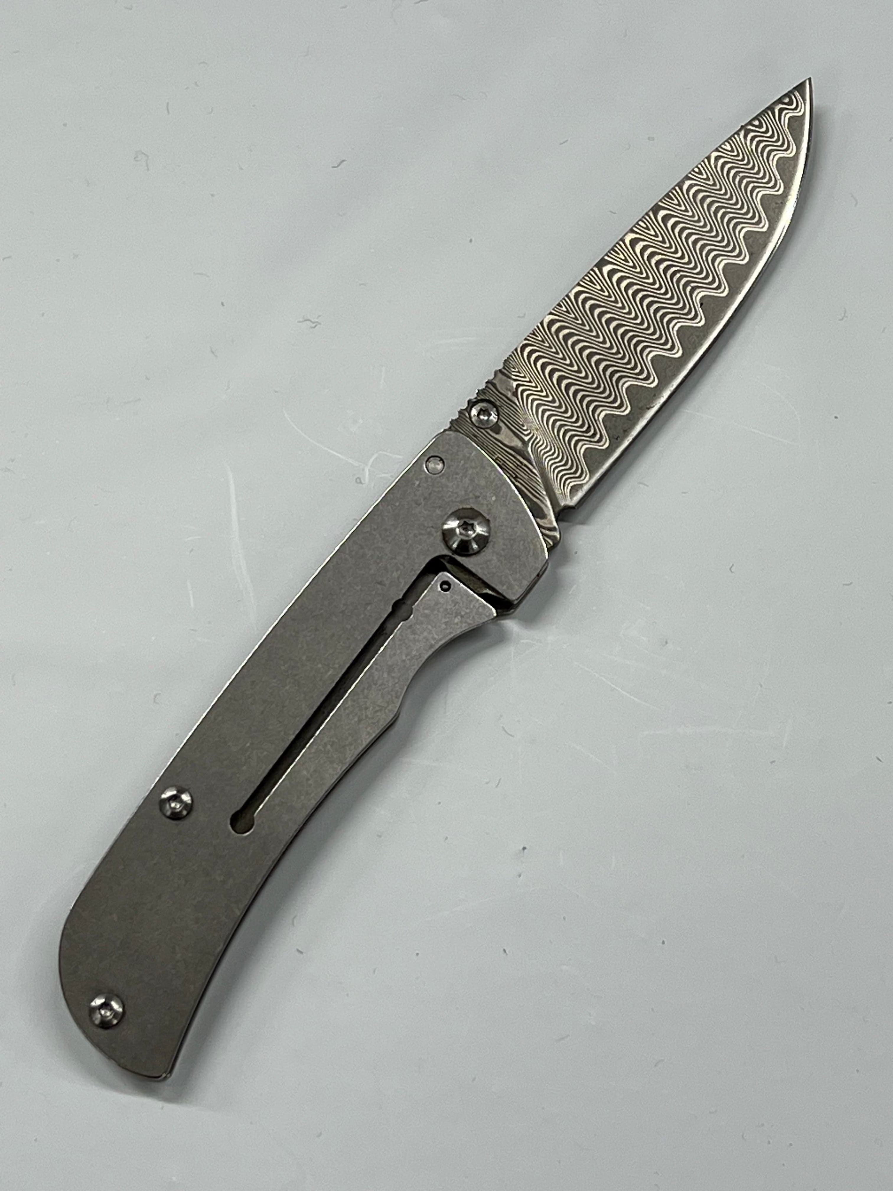 Gentleman Folding knife set Ladder damask