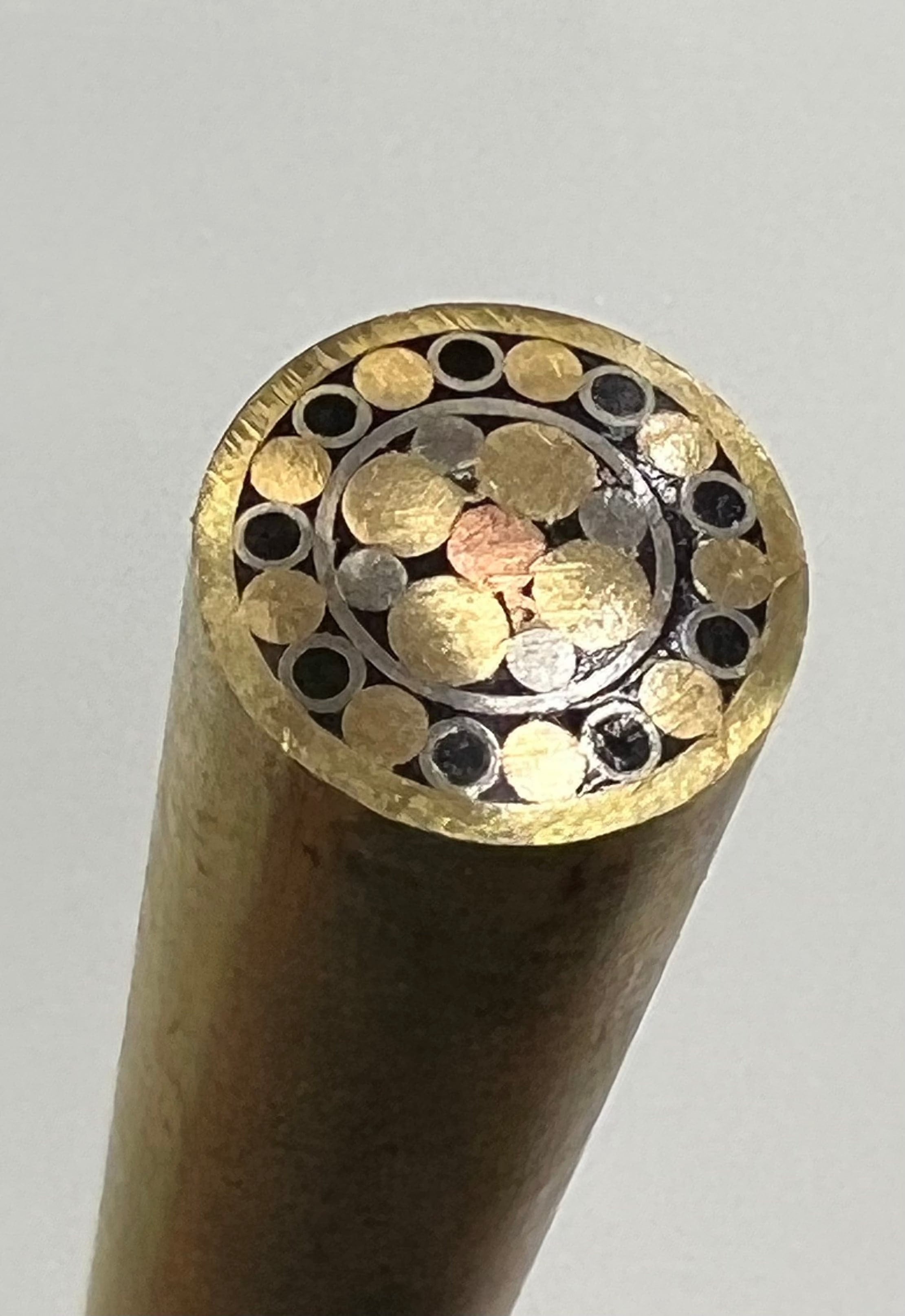 Mosaic pin 9.5mm Handle decoration