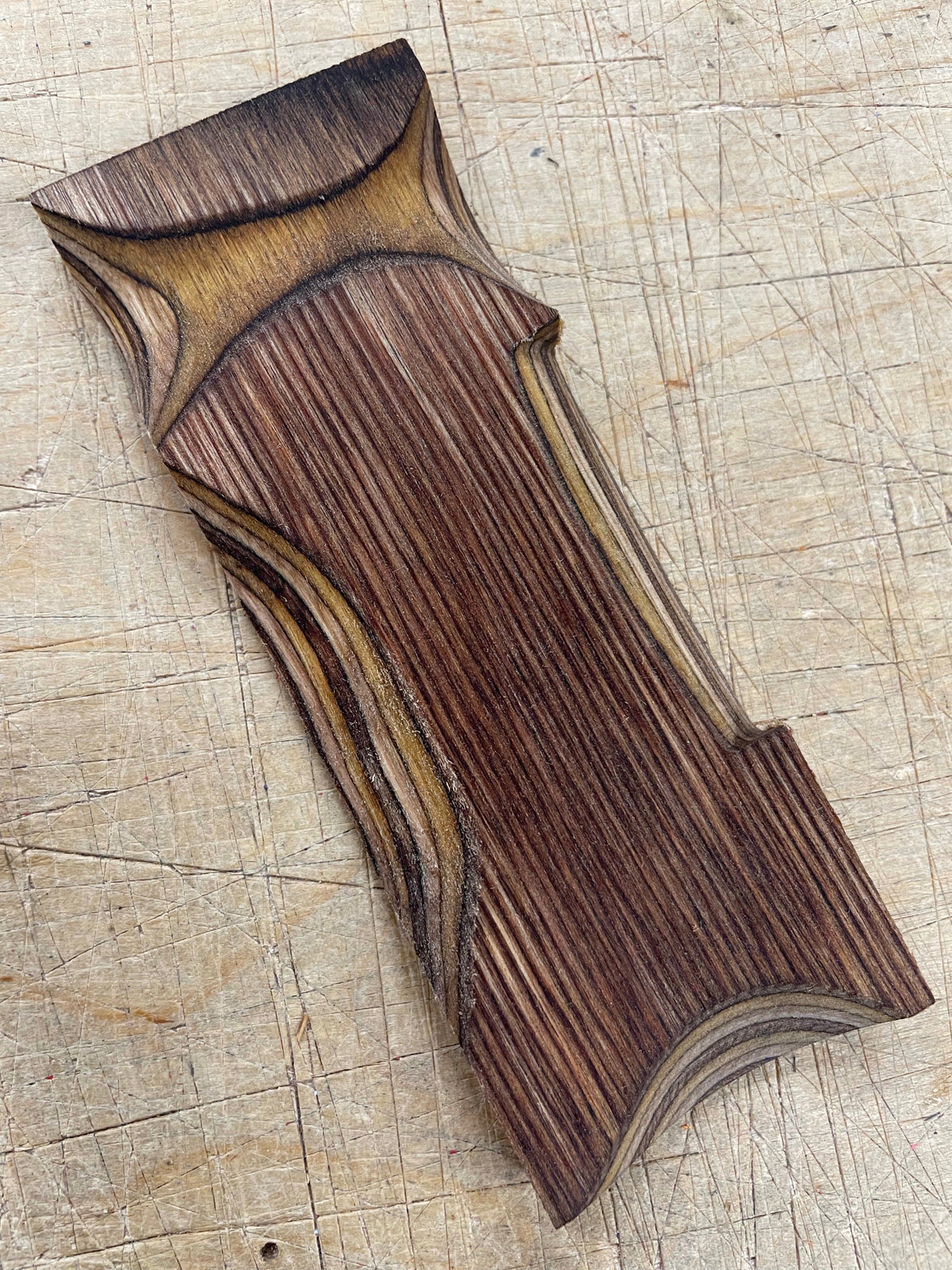 Lawood Blokk - Laminated and colored handle blank