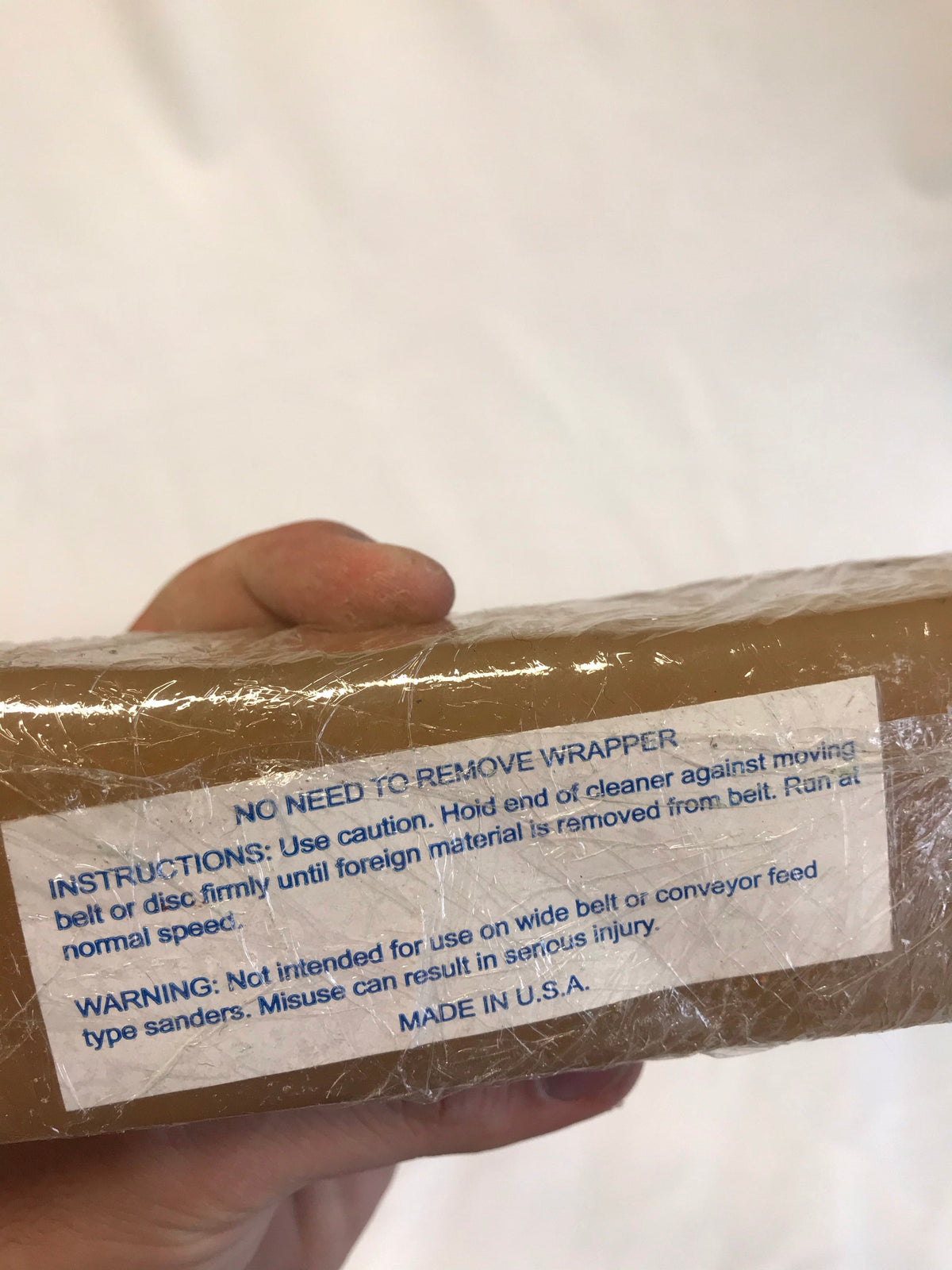 Sanding belt cleaner Eraser