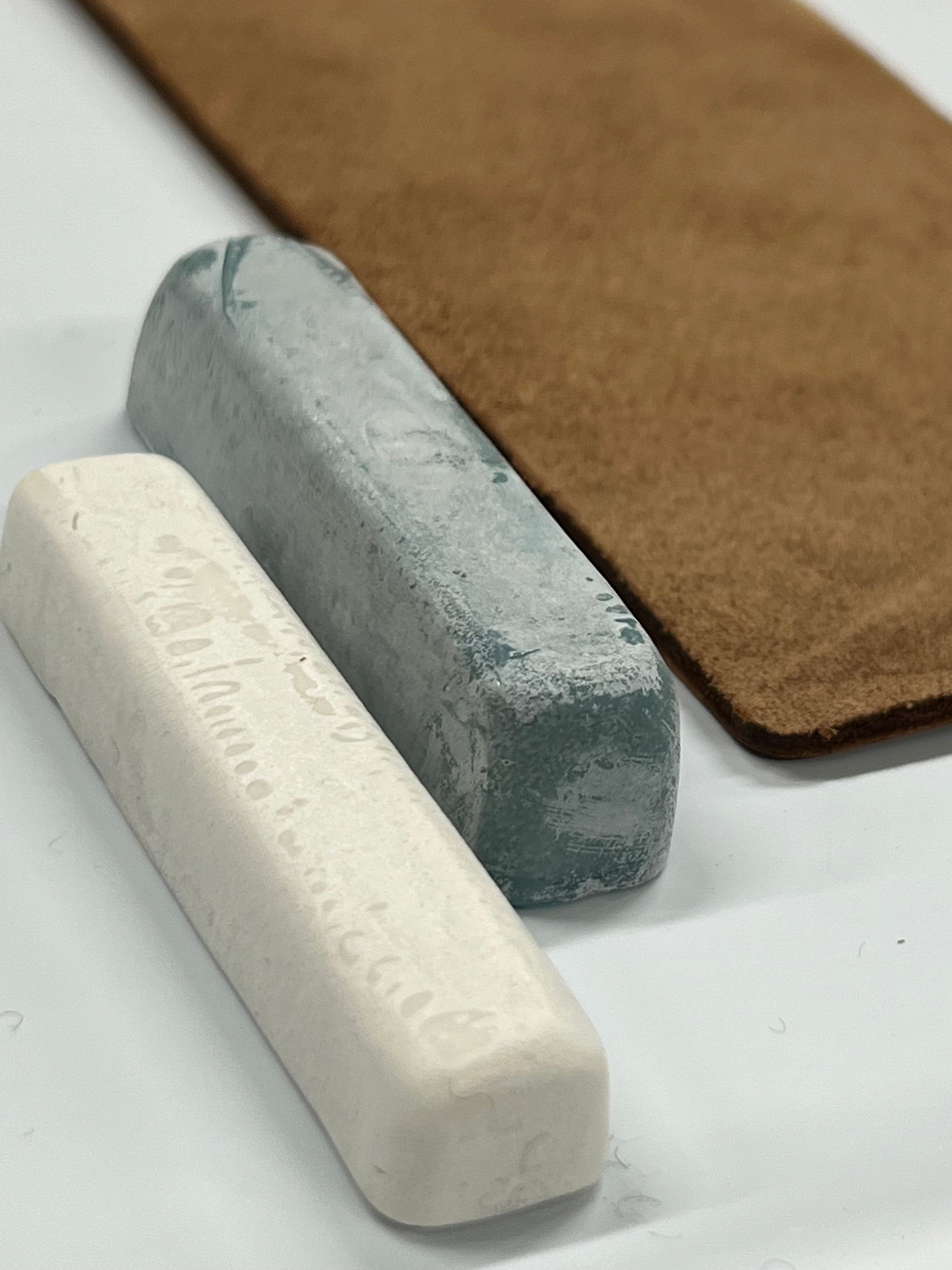 leather strop 200x75mm incl. 2 types of stropping compound