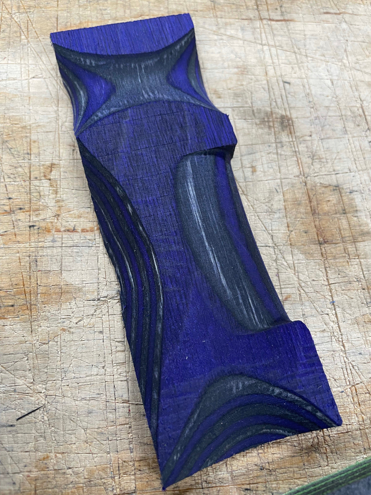 Lawood Blokk - Laminated and colored handle blank