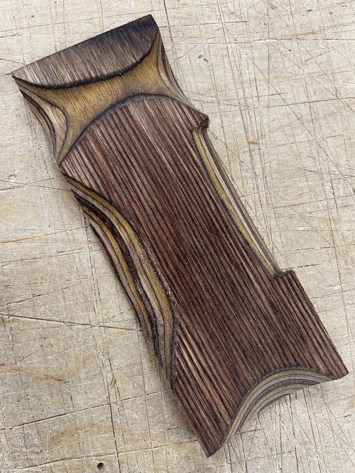 Lawood Plate - Laminated and colored handle blank
