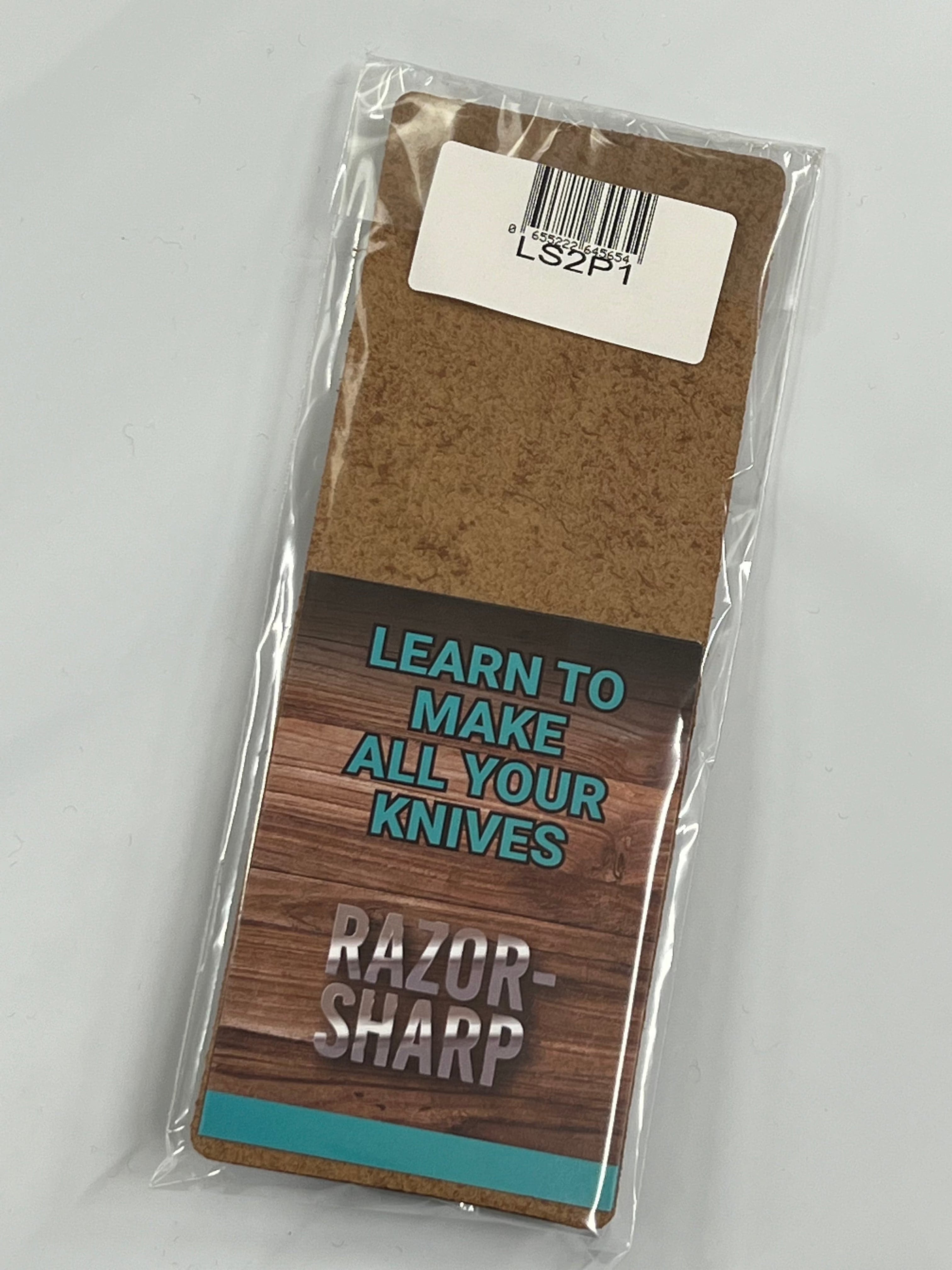 leather strop 200x75 mm with stropping compound