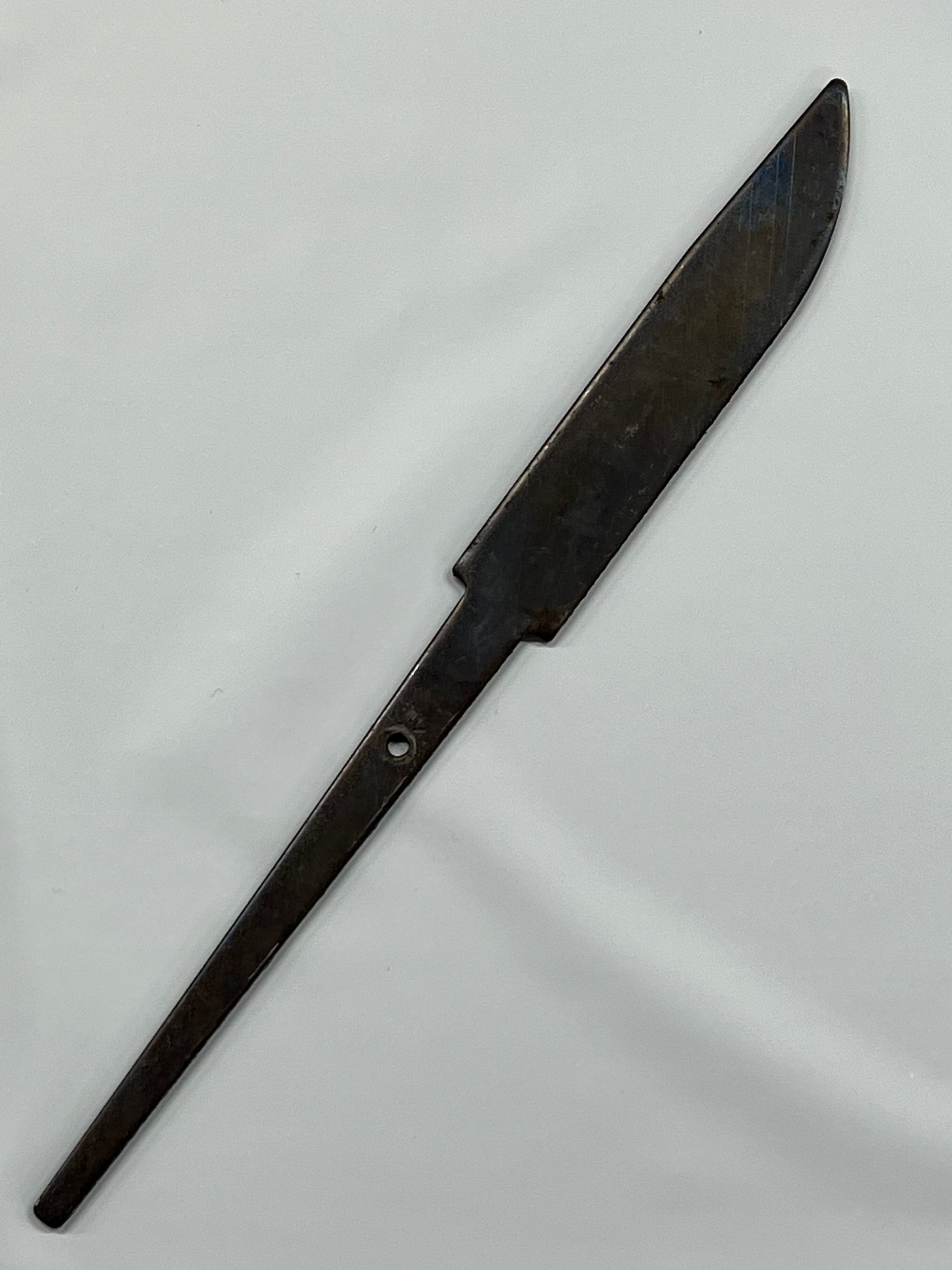 Knife blade blank 90mm Finished Hardened unsharpened