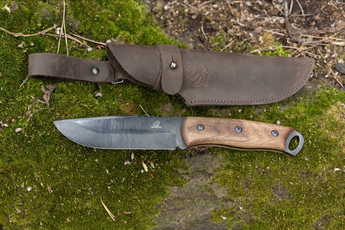 BSH4 Tassel Leather Knife Sheath