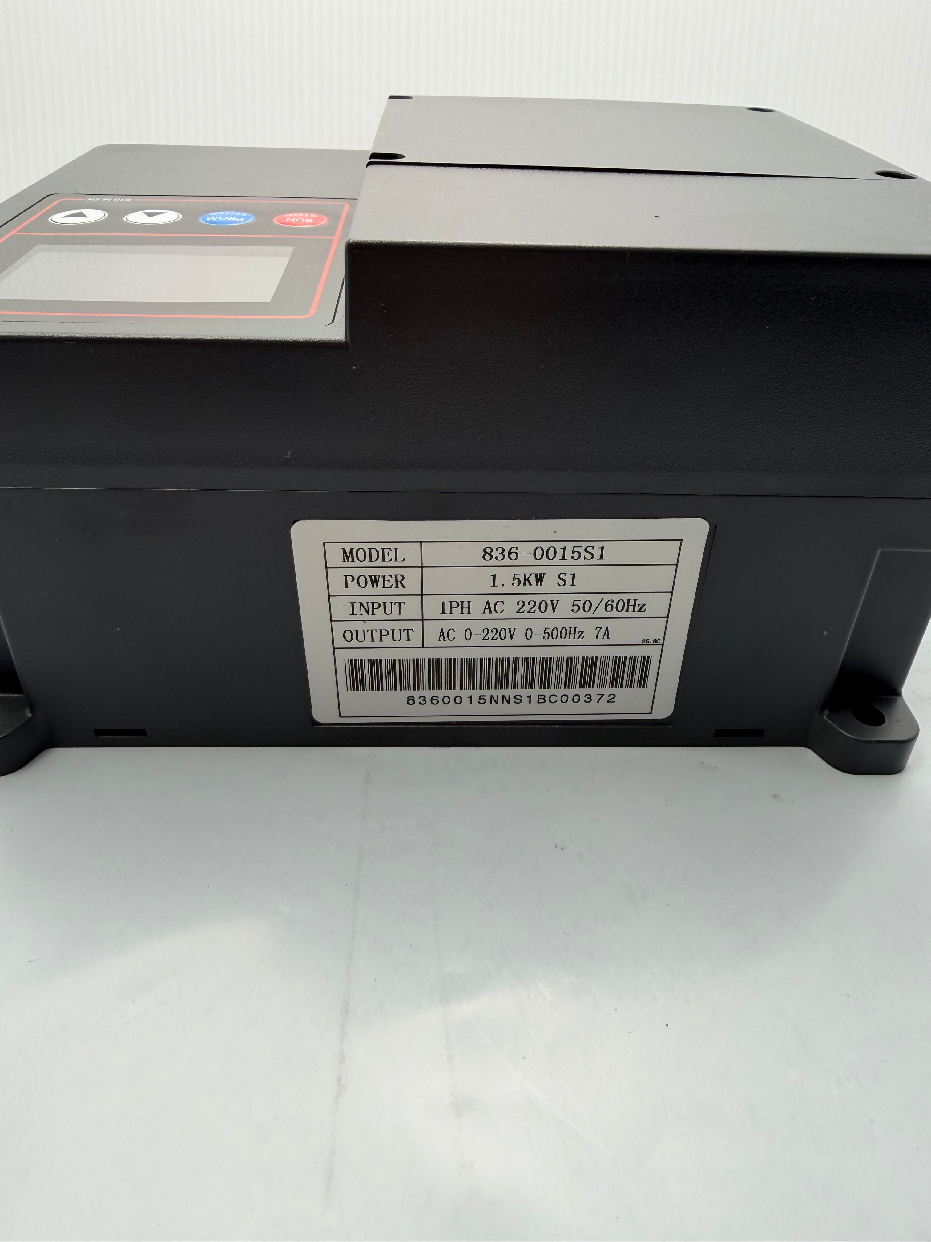 Frequency Inverter Speed Control for Grinder S1 VFD 1.5kW 230V 1-phase to 3-phase