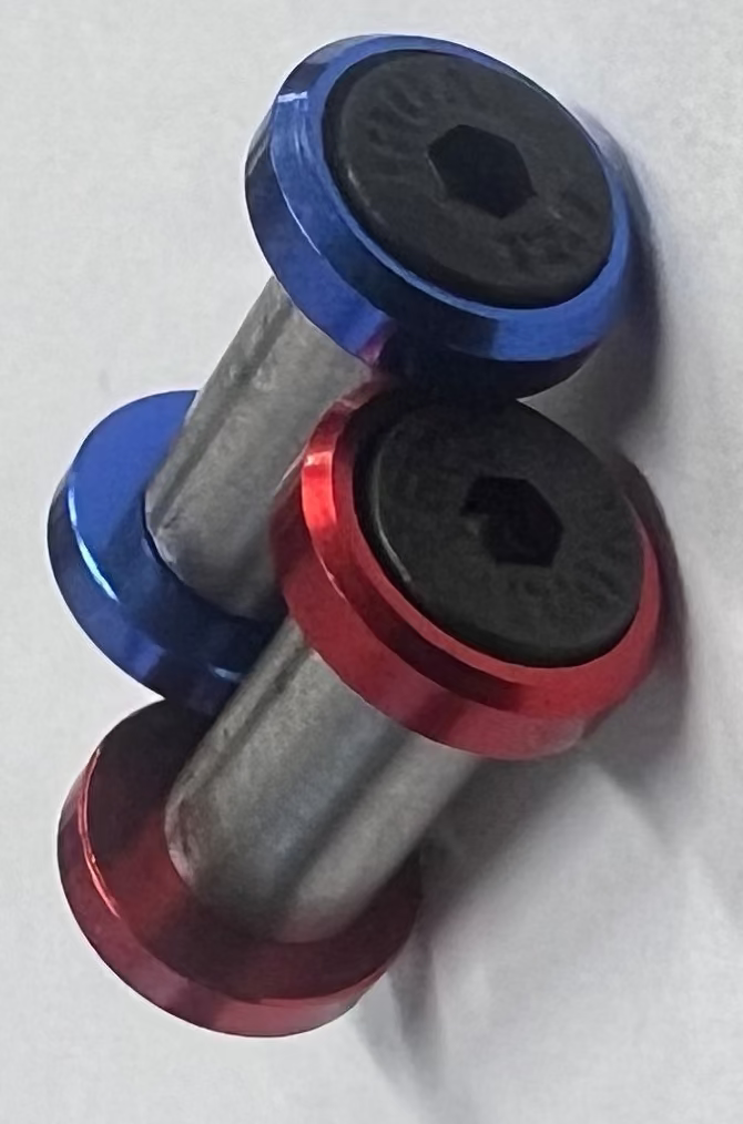 Screw for handle - Black small screw with colored washer