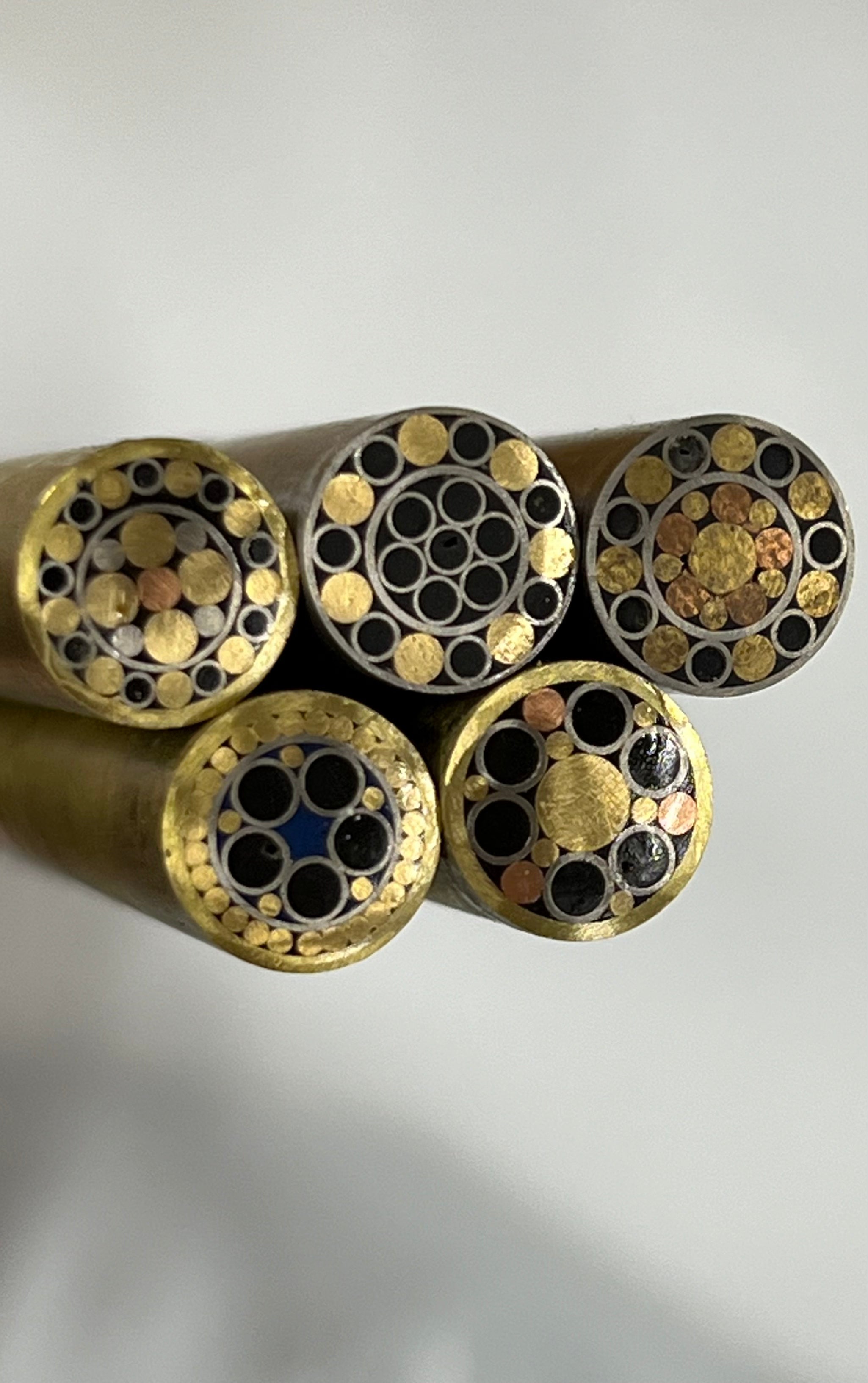 Mosaic pin 9.5mm Handle decoration