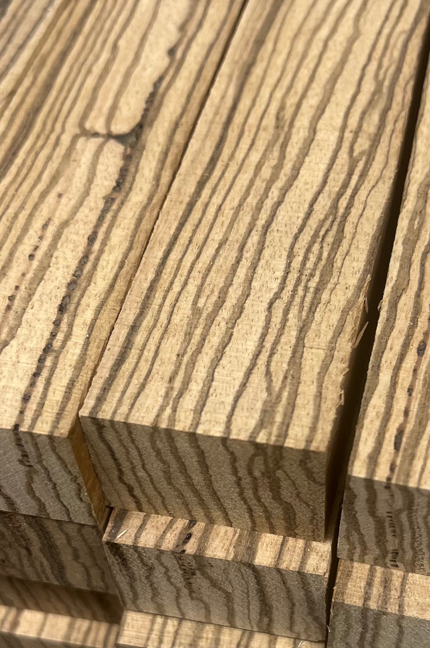 Wooden knife handle blank