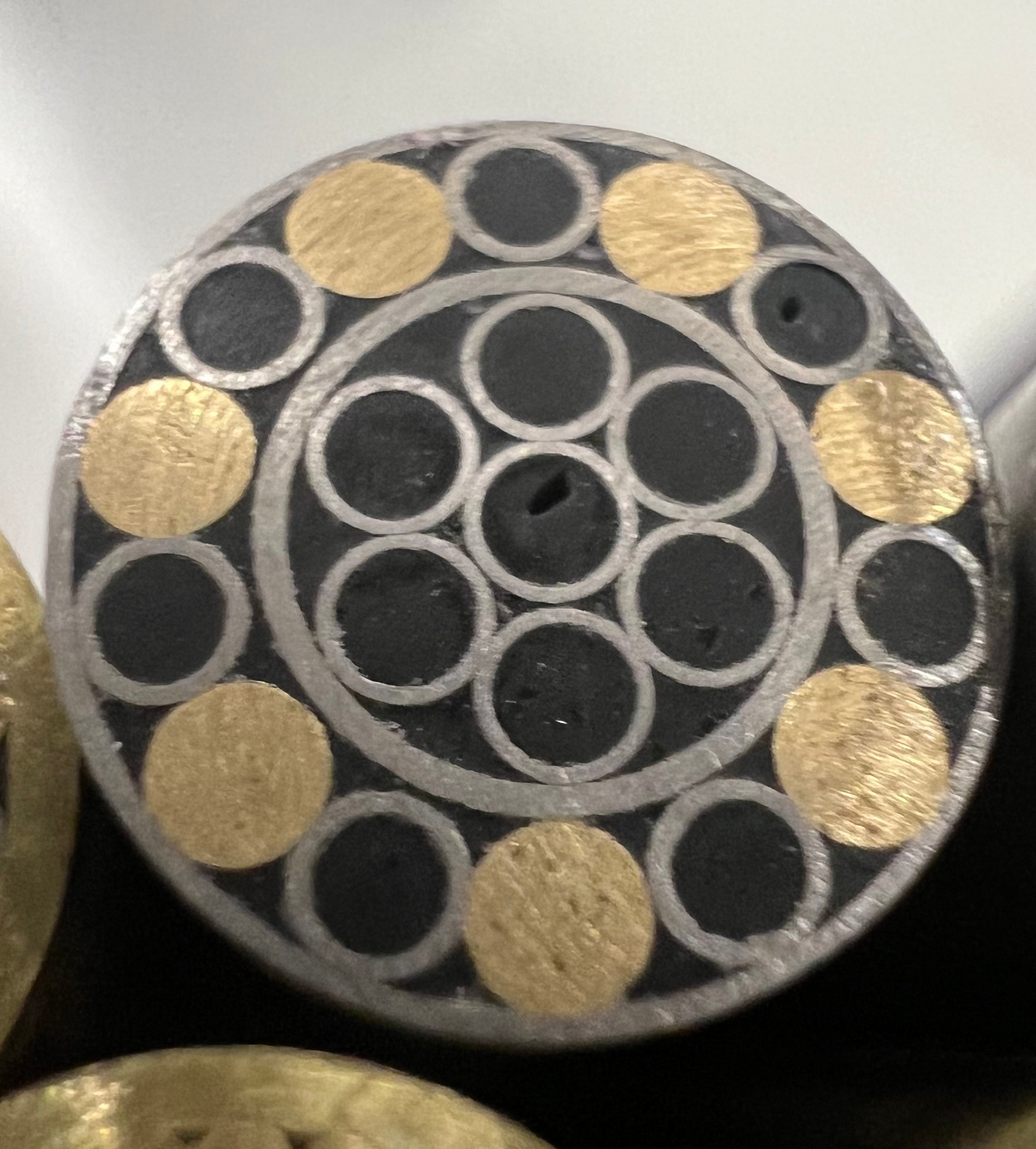 Mosaic pin 9.5mm Handle decoration