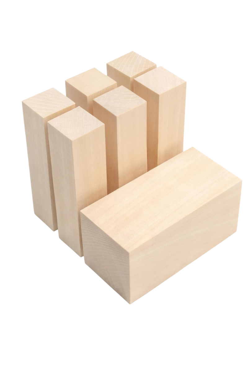 Woodcarving and Whittling Blank in Basswood