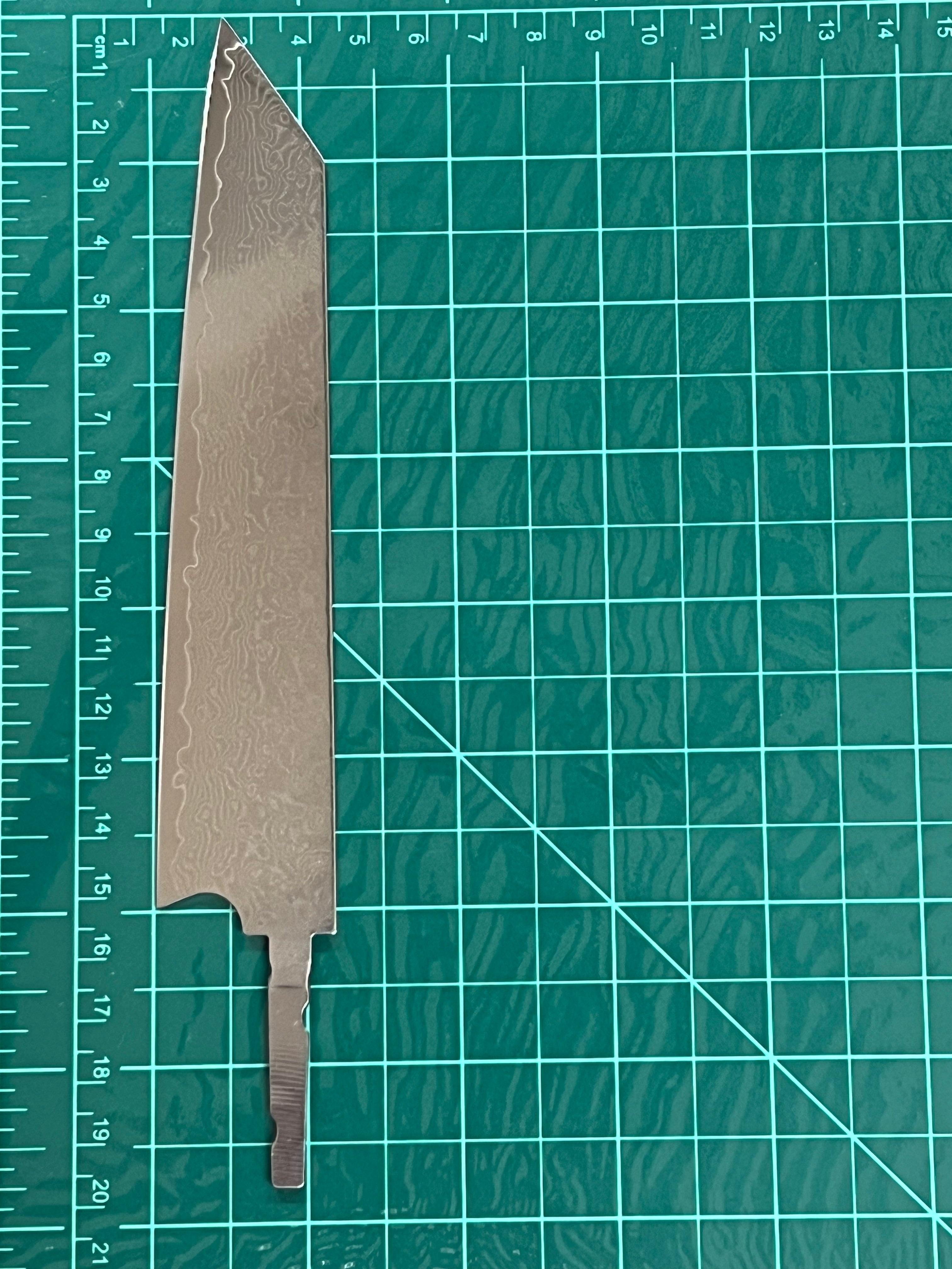 Kiritsuke 6" (15 cm), VG10 Damascus chef's knife blade
