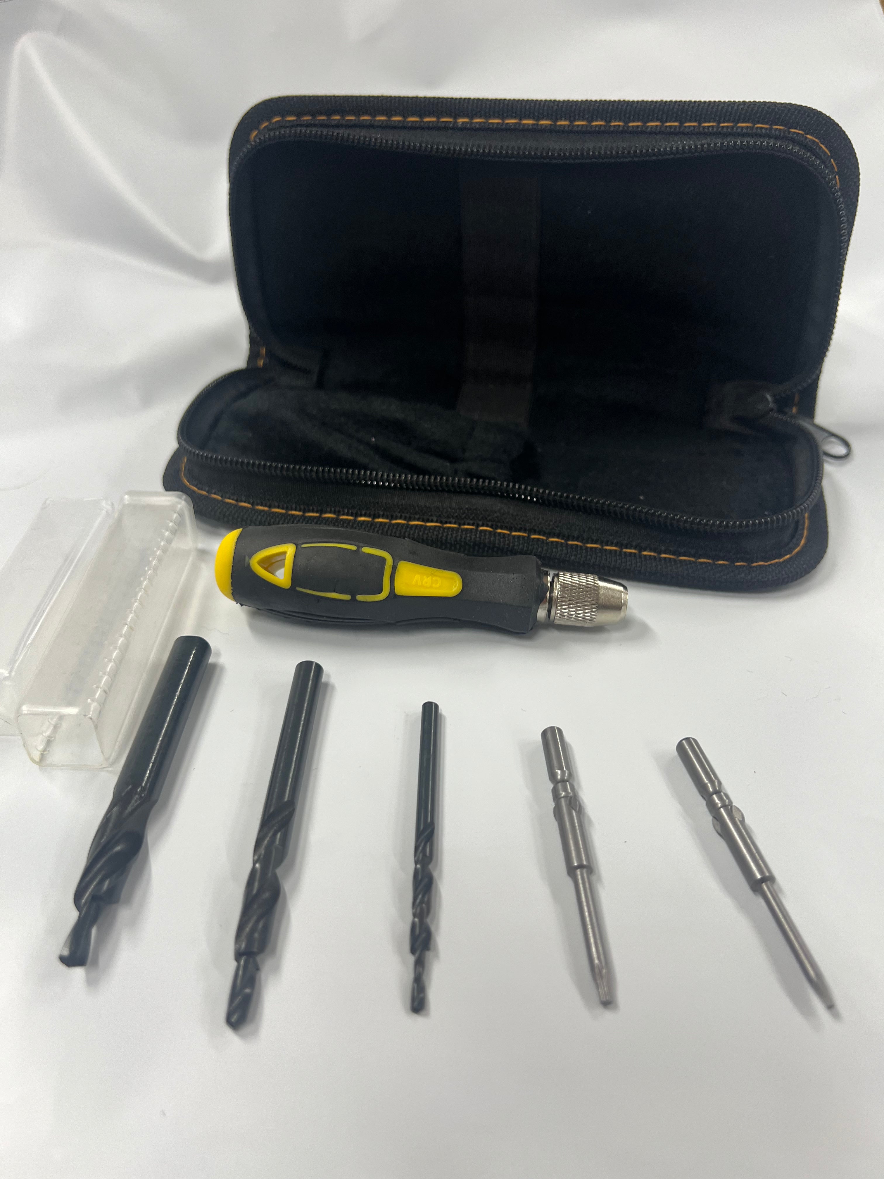 Tool Set for Folding Knives and Hidden Tangs