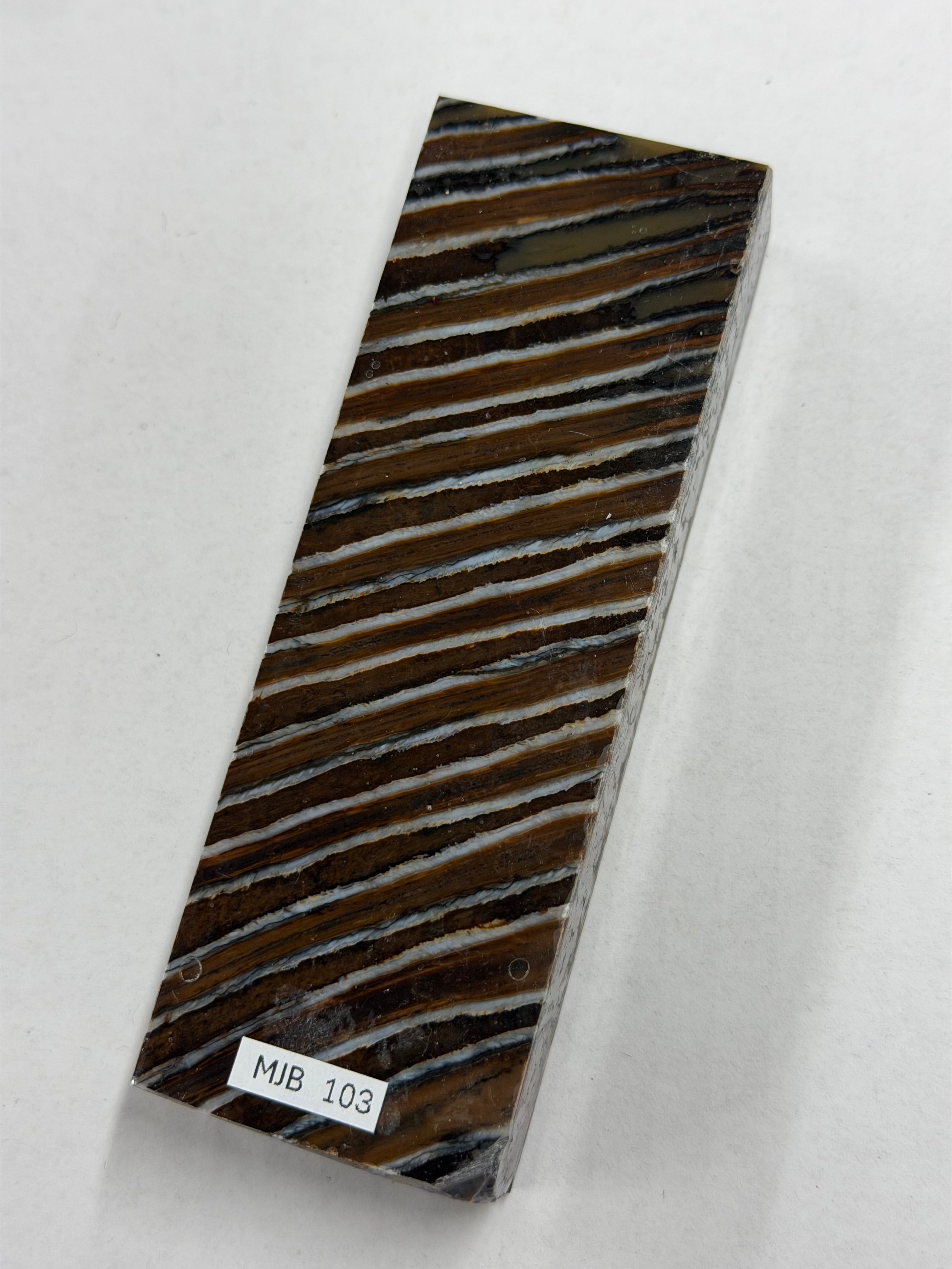 Mammoth molar handle blank blokk MJB 103
