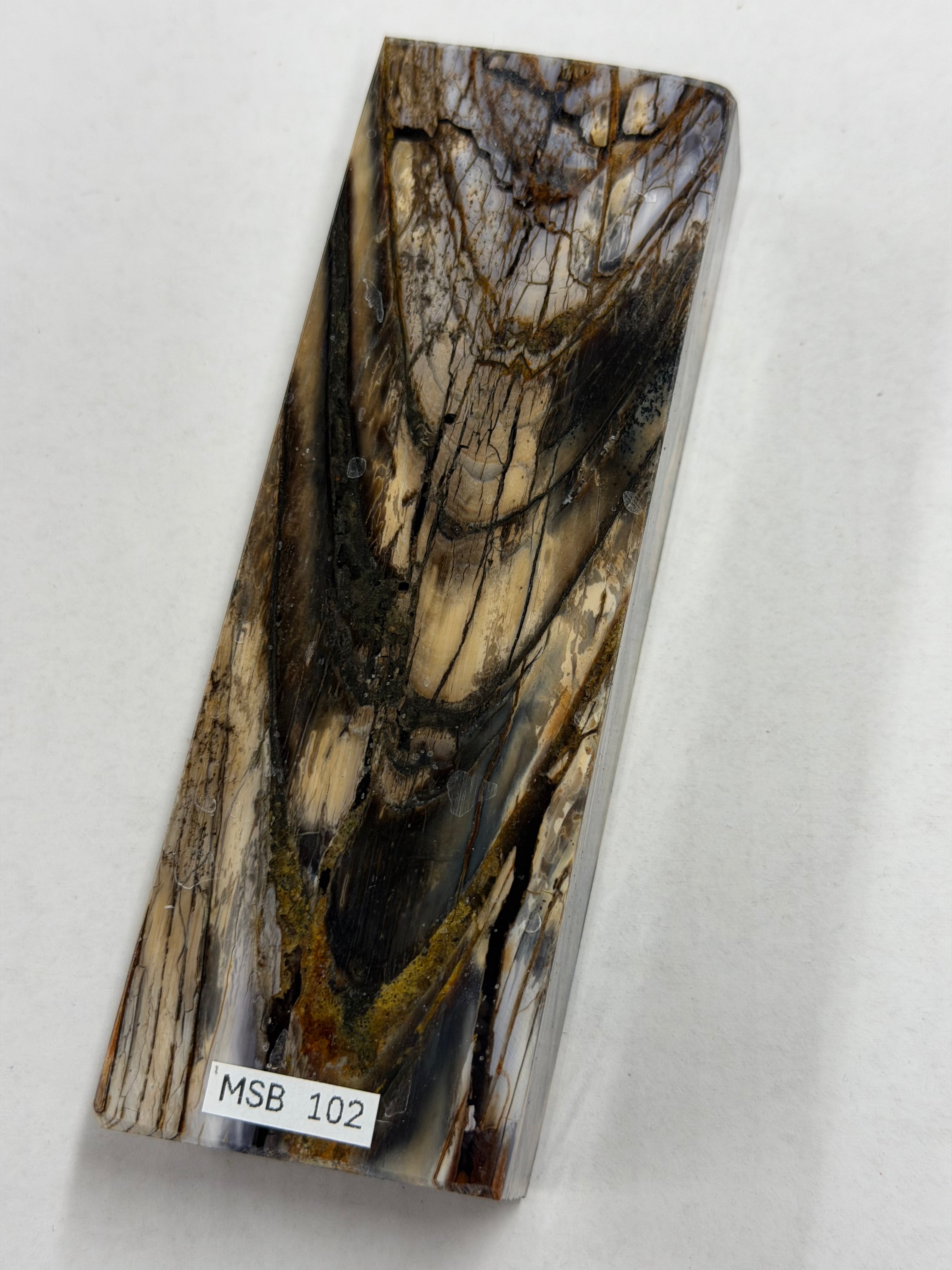 Mammoth tusk handle block MSB 102