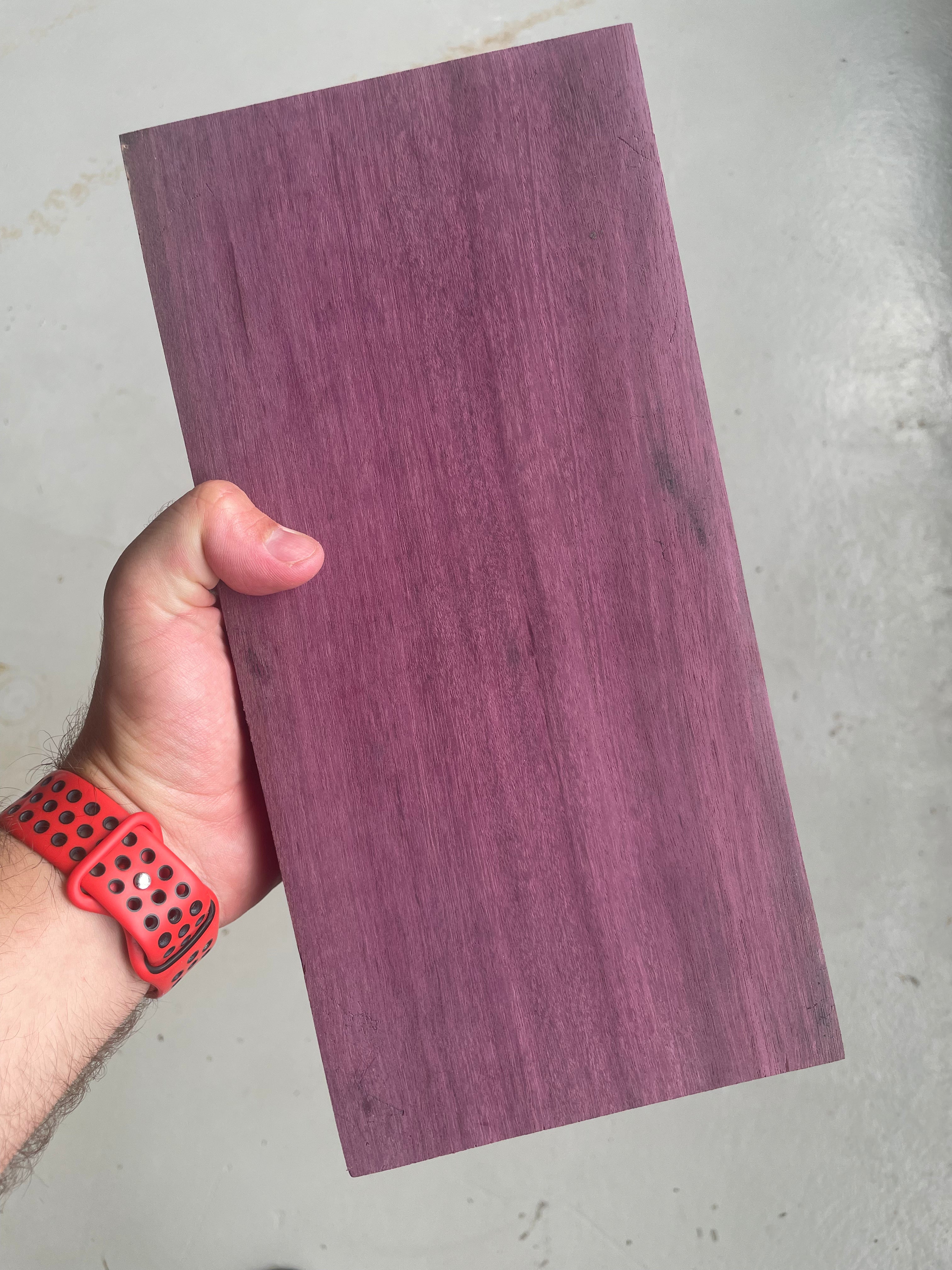 Purpleheart Large blank 55x155x300mm