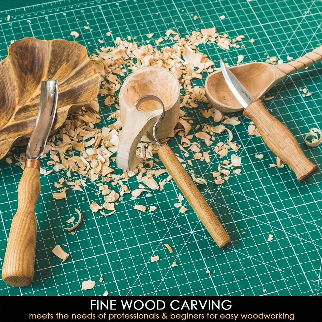 Wood carving iron set S43Book
