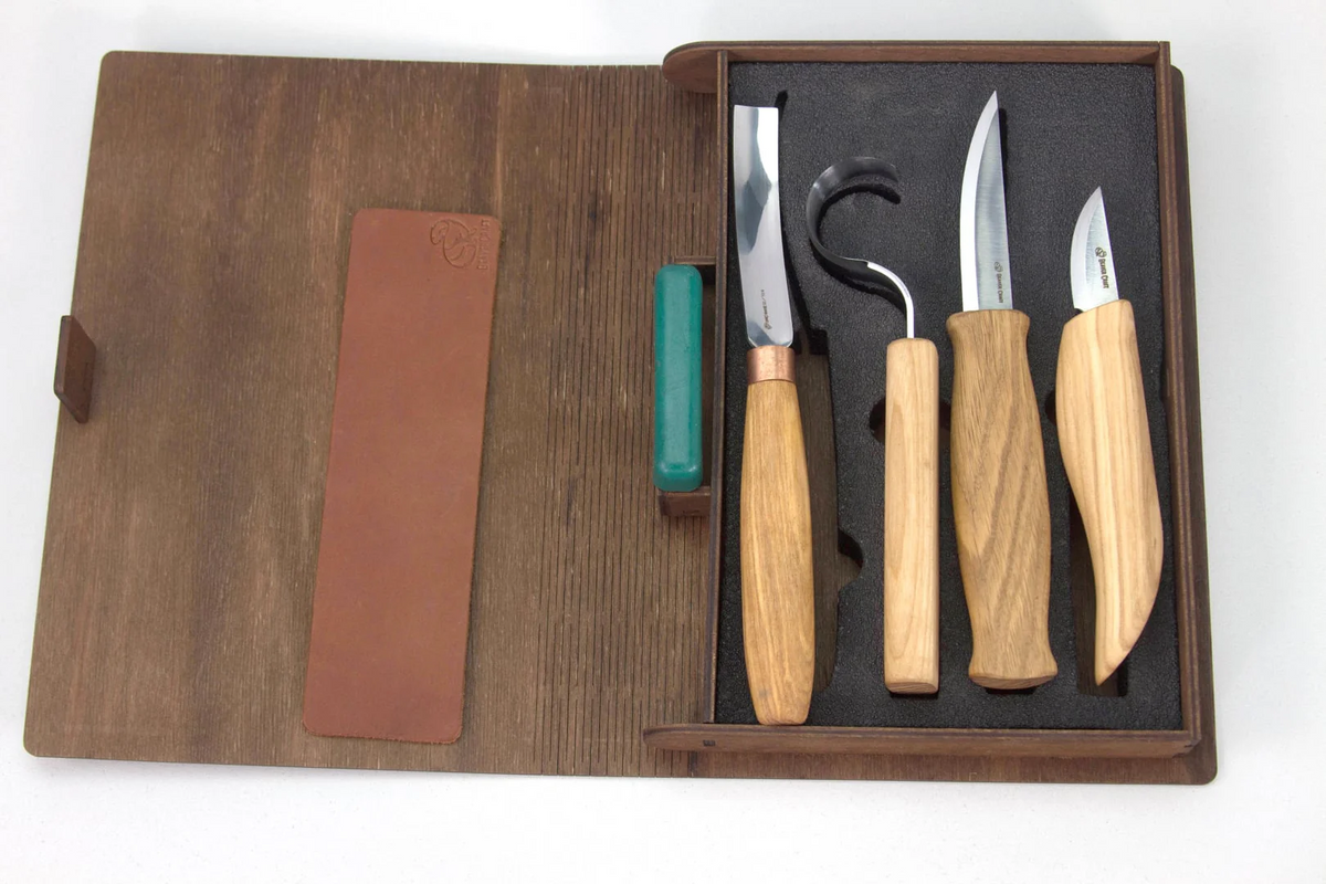 Wood carving iron set S43Book