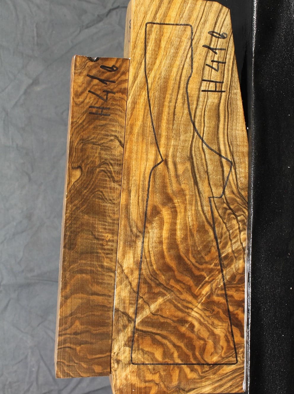 Shotgun Stock Blank Turkish Walnut Grade 3 H41